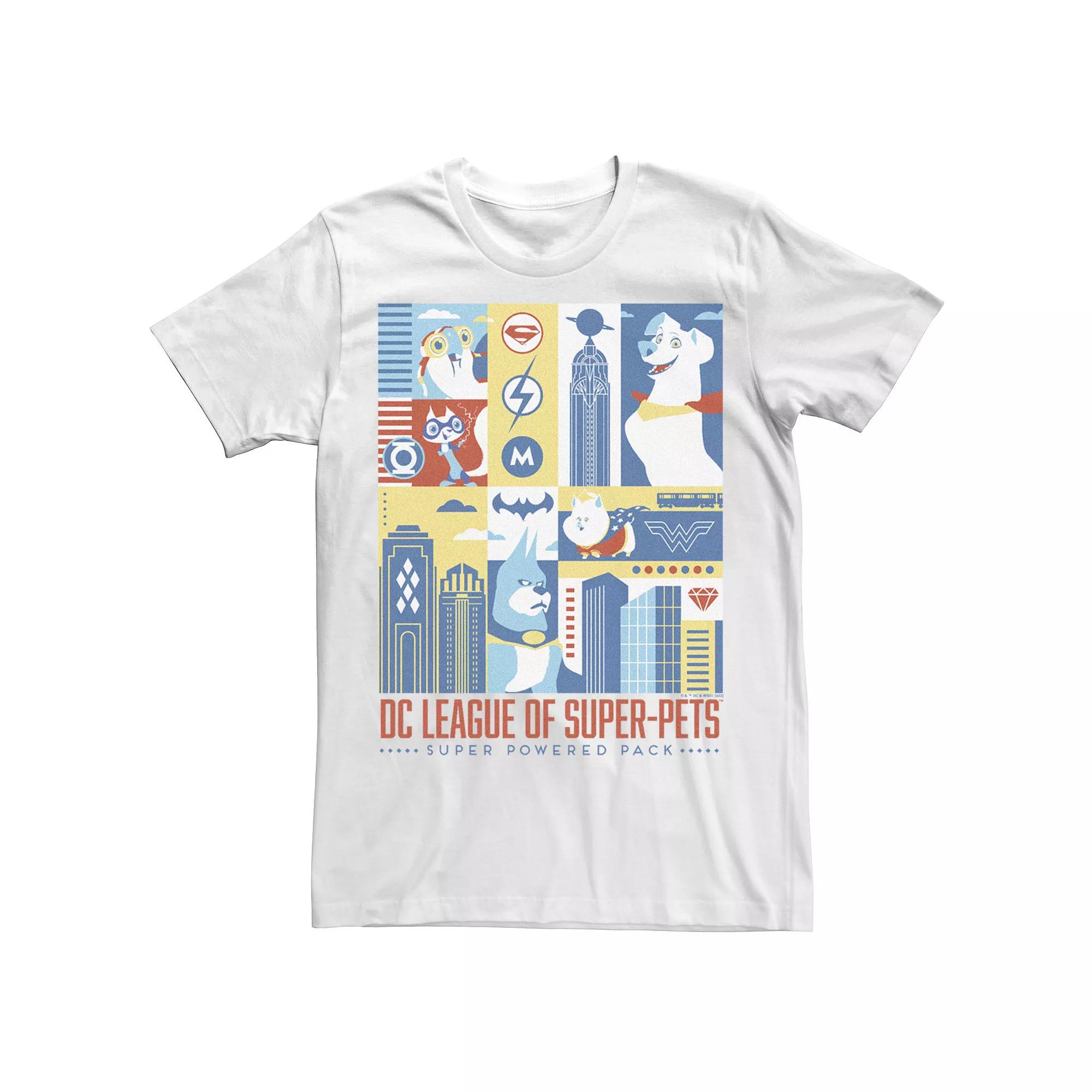 Men's DC Super Pets Super Powered Pack Tee,  Product Image
