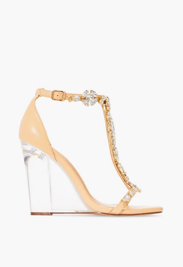 JustFab Margaux Platform Loafer Pump Womens Black/ White Size 8.5 Product Image