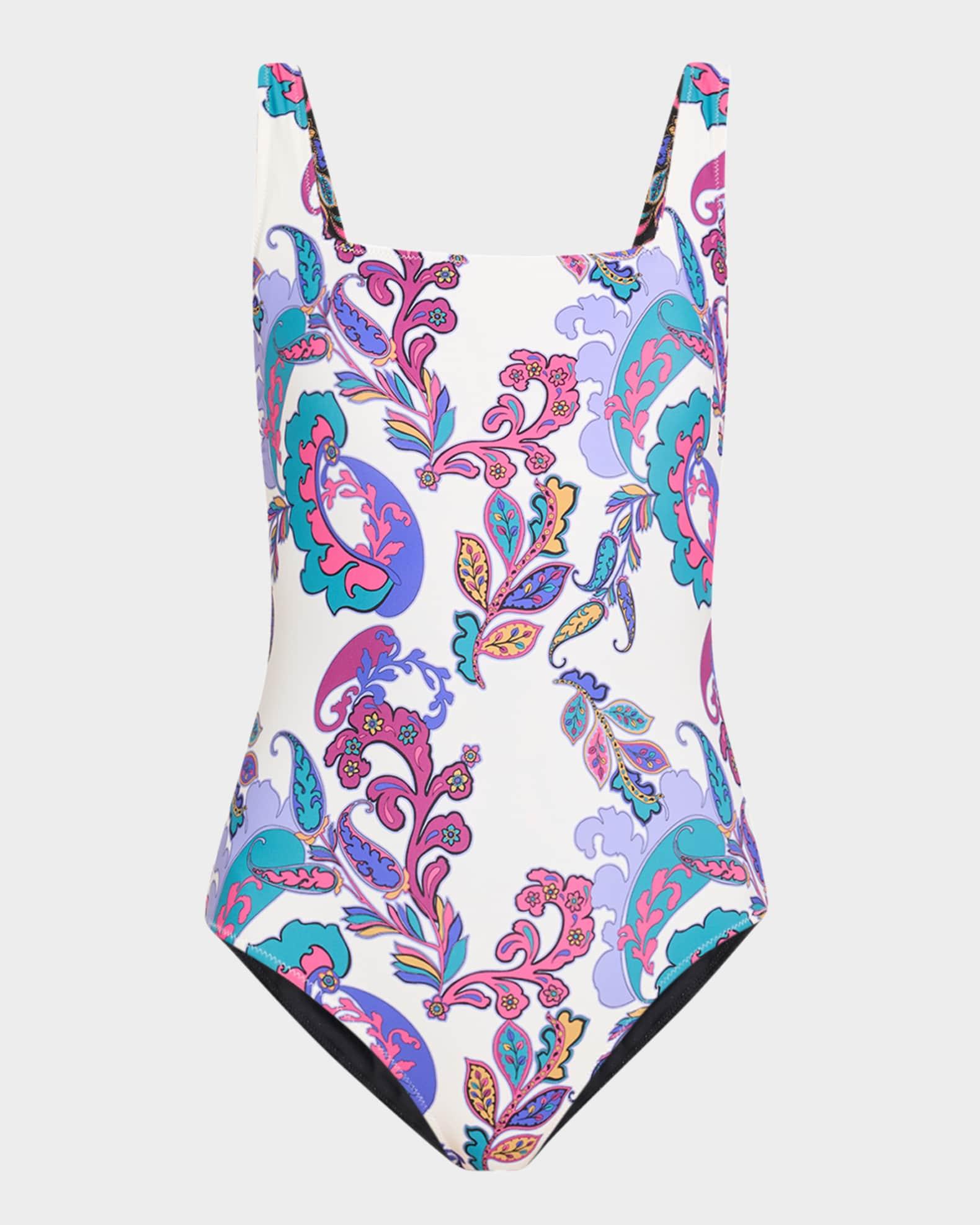 Fatima Reversible Square-Neck One-Piece Swimsuit Product Image
