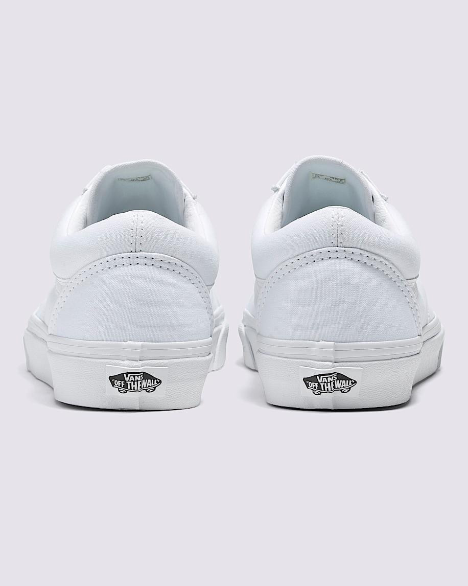 Vans | Old Skool Wide Canvas True White Classics Shoe Product Image