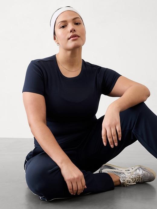 Signature Rib Crop Tee Product Image