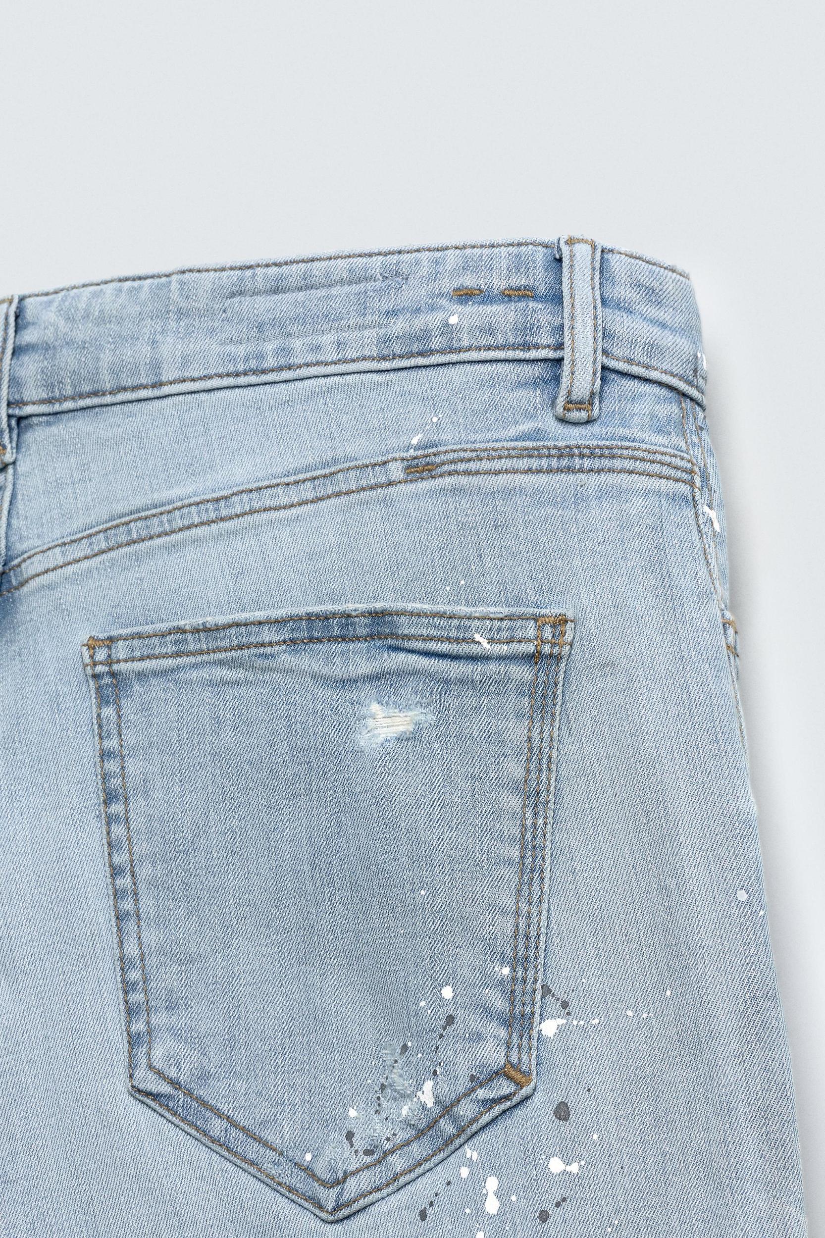 RIPPED SKINNY FIT JEANS Product Image