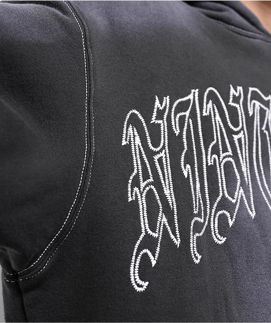 Ninth Hall Fein Black Wash Hoodie Product Image