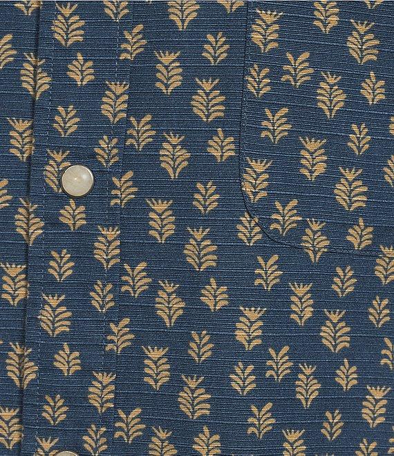Roundtree & Yorke Short Sleeve Sprig Print Sport Shirt Product Image