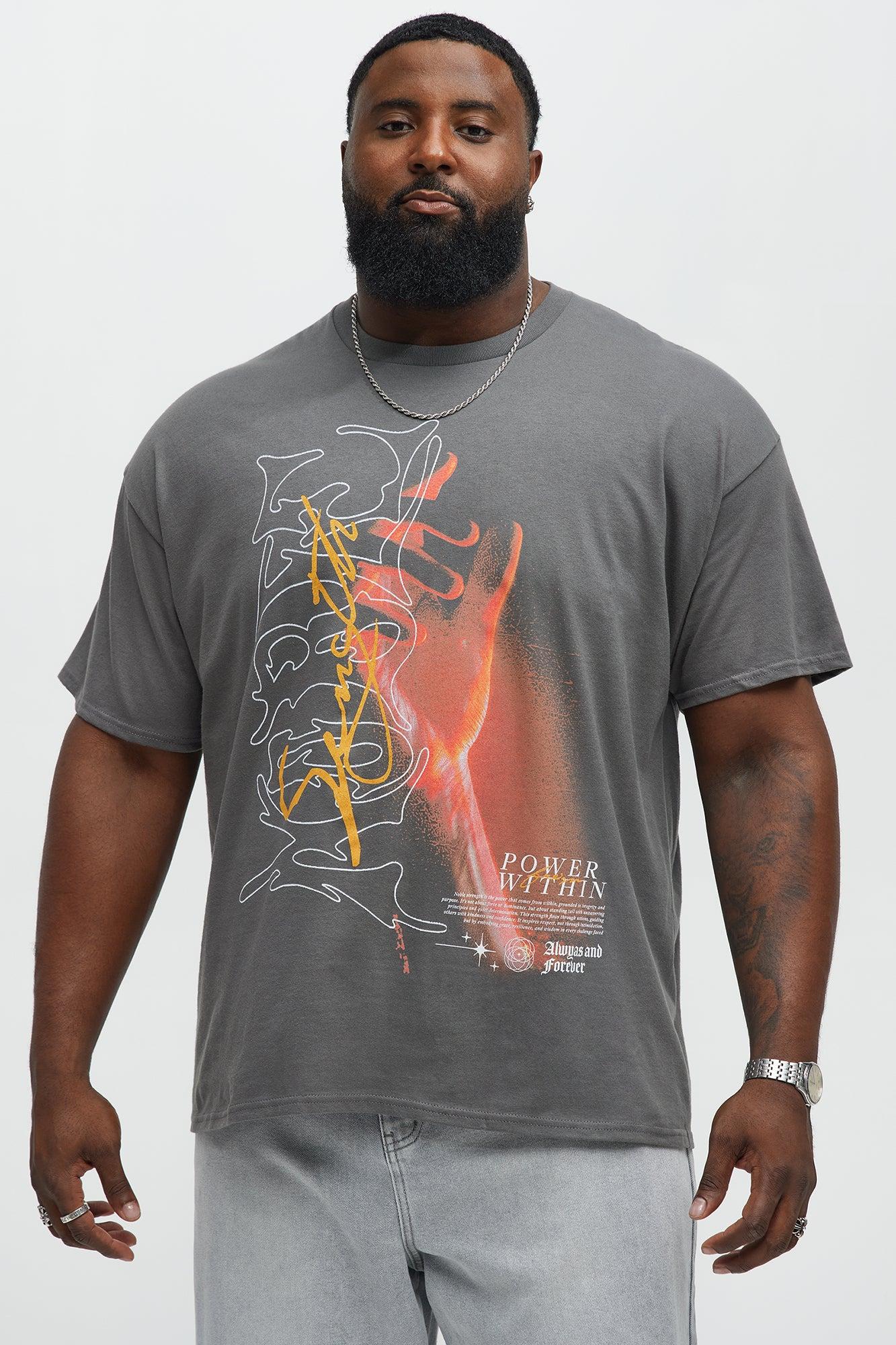 Always And Forever Power Short Sleeve Tee - Charcoal Product Image