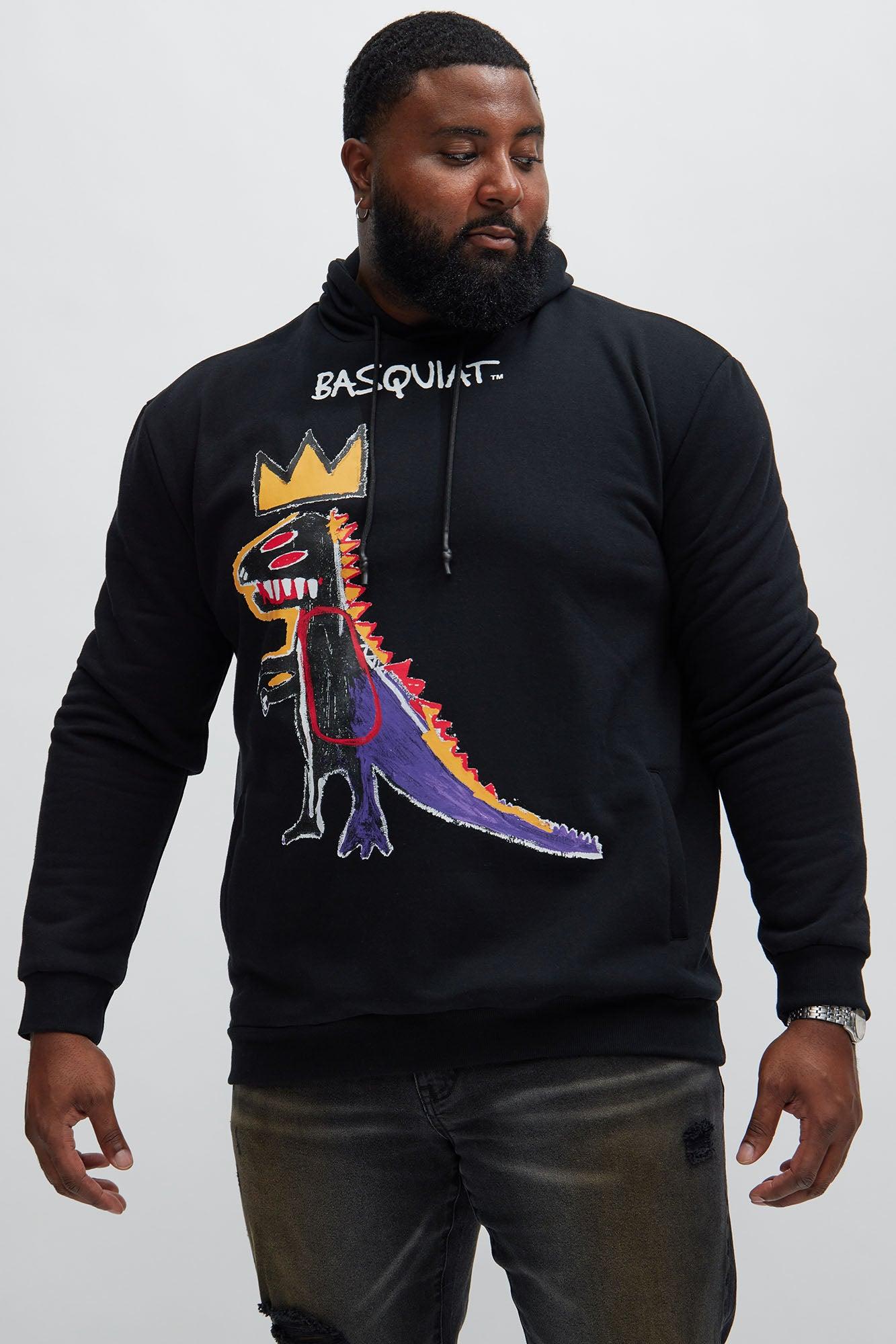 Basquiat Dinosaur Hoodie - Black Product Image