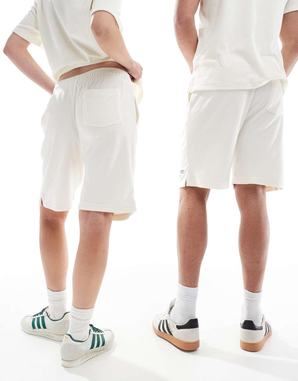 Polo Ralph Lauren Sport capsule small logo lightweight cotton terry shorts in cream - part of a set Product Image