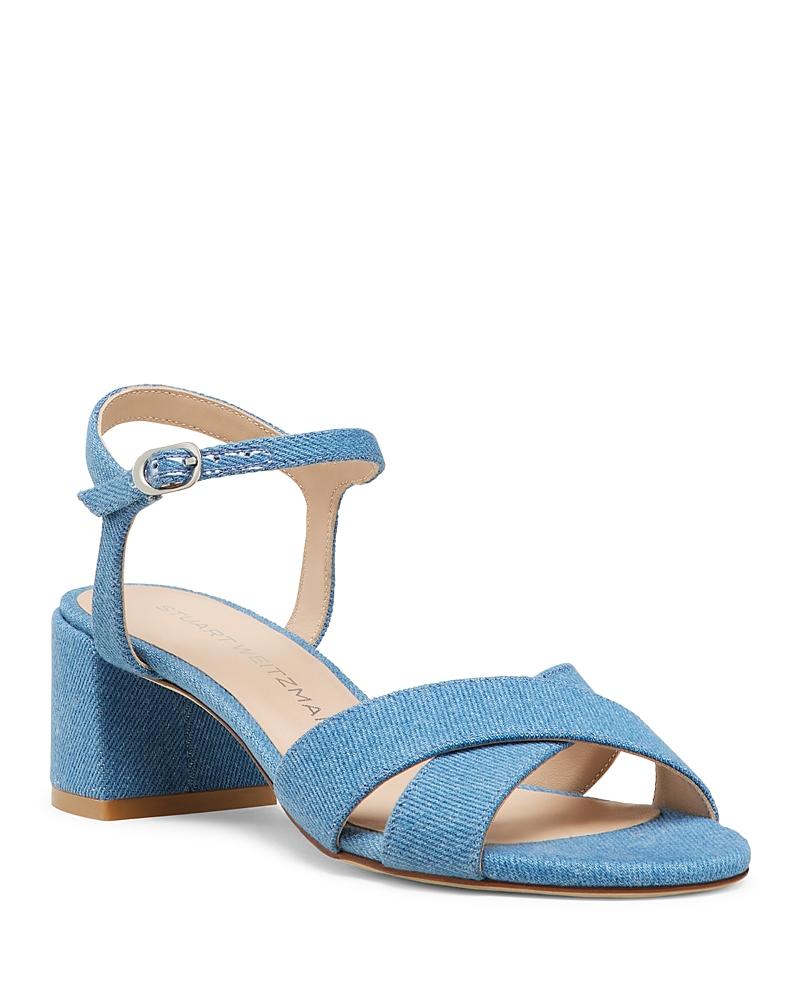 Stuart Weitzman Womens Dayna Block 50 High Heel Sandals Product Image