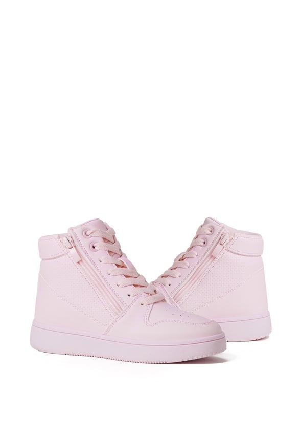 JustFab Margaux Platform Loafer Pump Womens Black/ White Size 8.5 Product Image