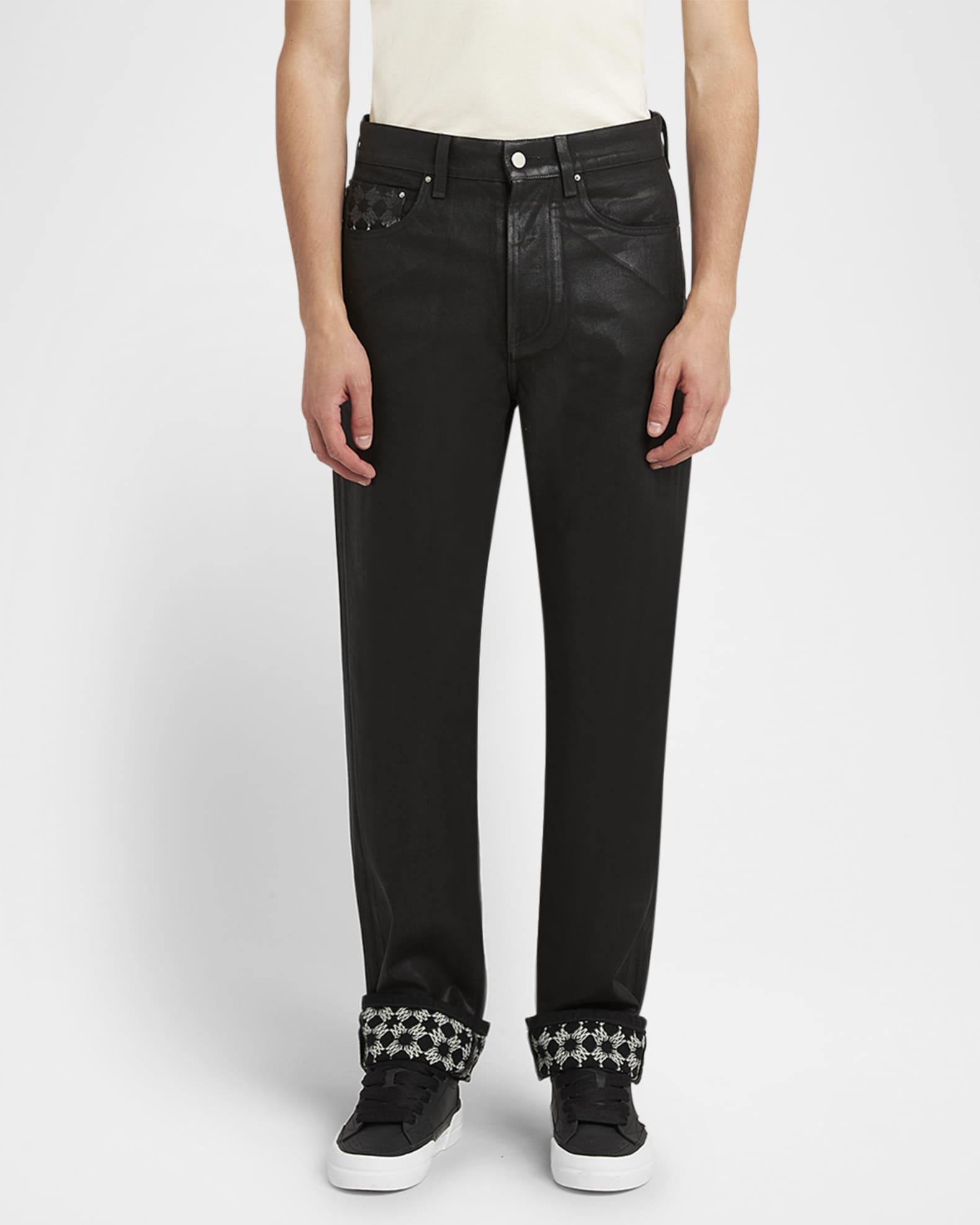 Men's Waxed MA Quad Straight-Leg Jeans Product Image