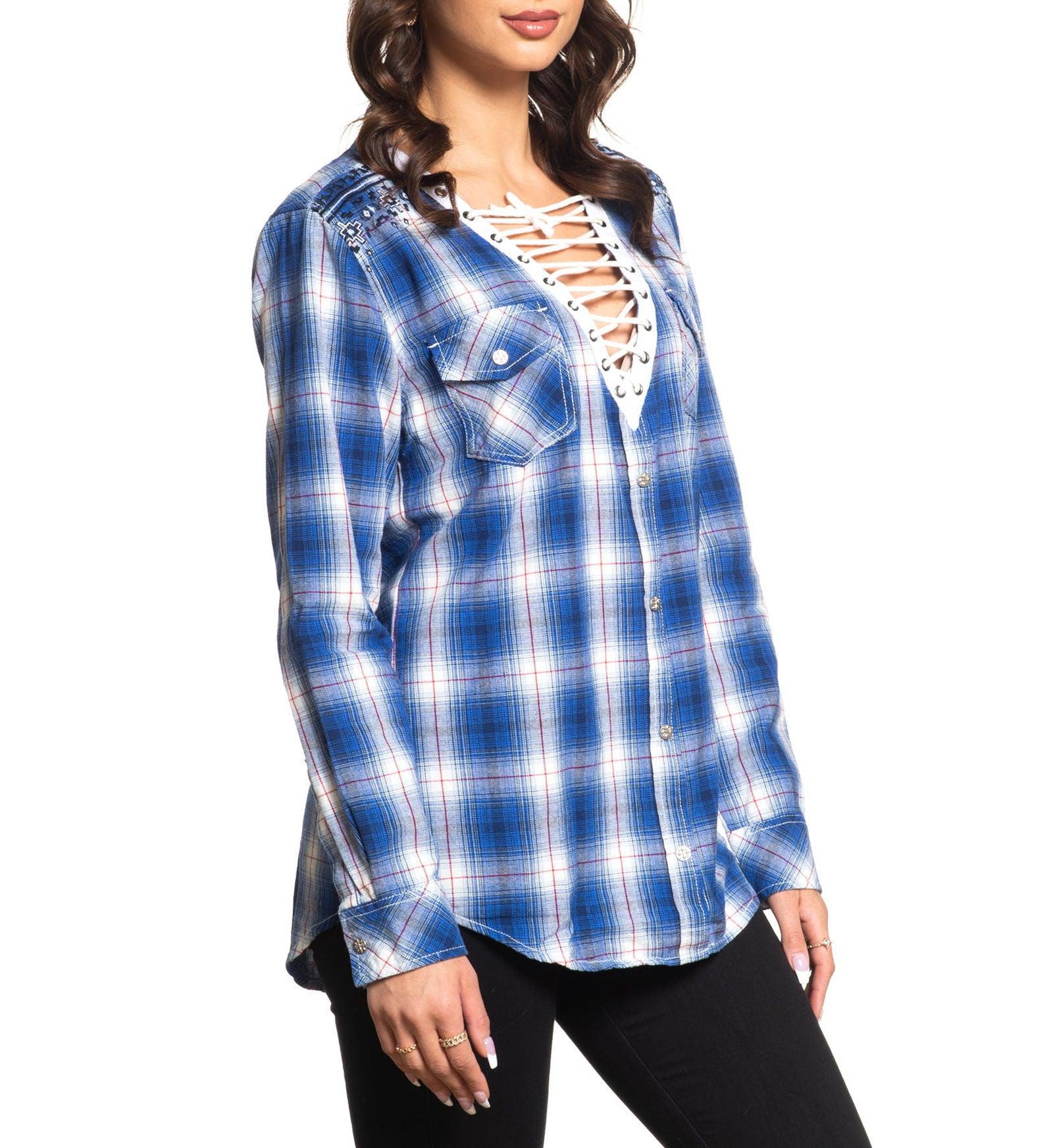 Crystal Visions Button-Up LS Female Product Image