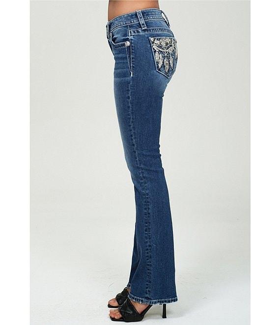 Miss Me Drmcthr Mr Slim Boot Cut Jeans Product Image