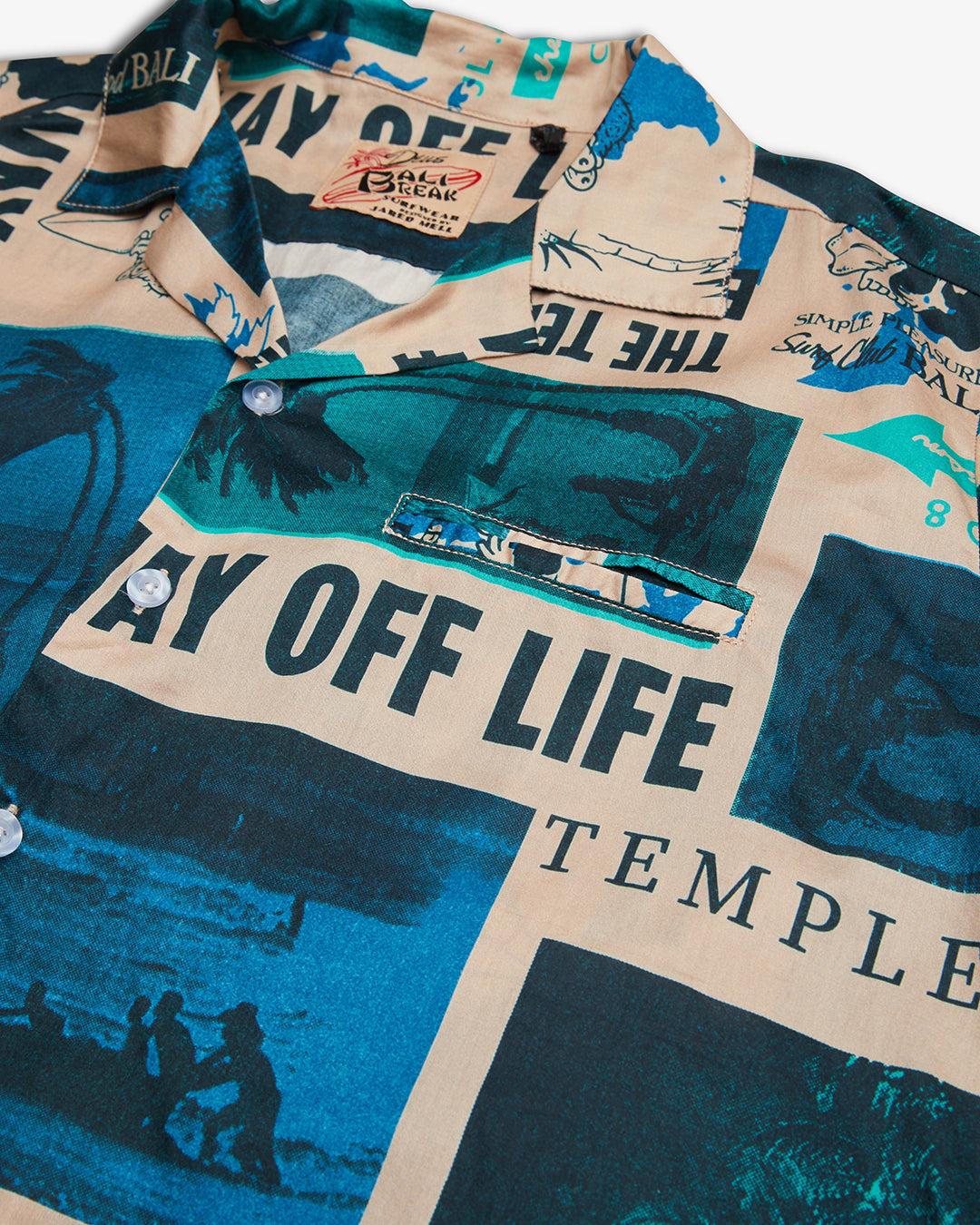 Way Off Shirt - Lagoon Product Image