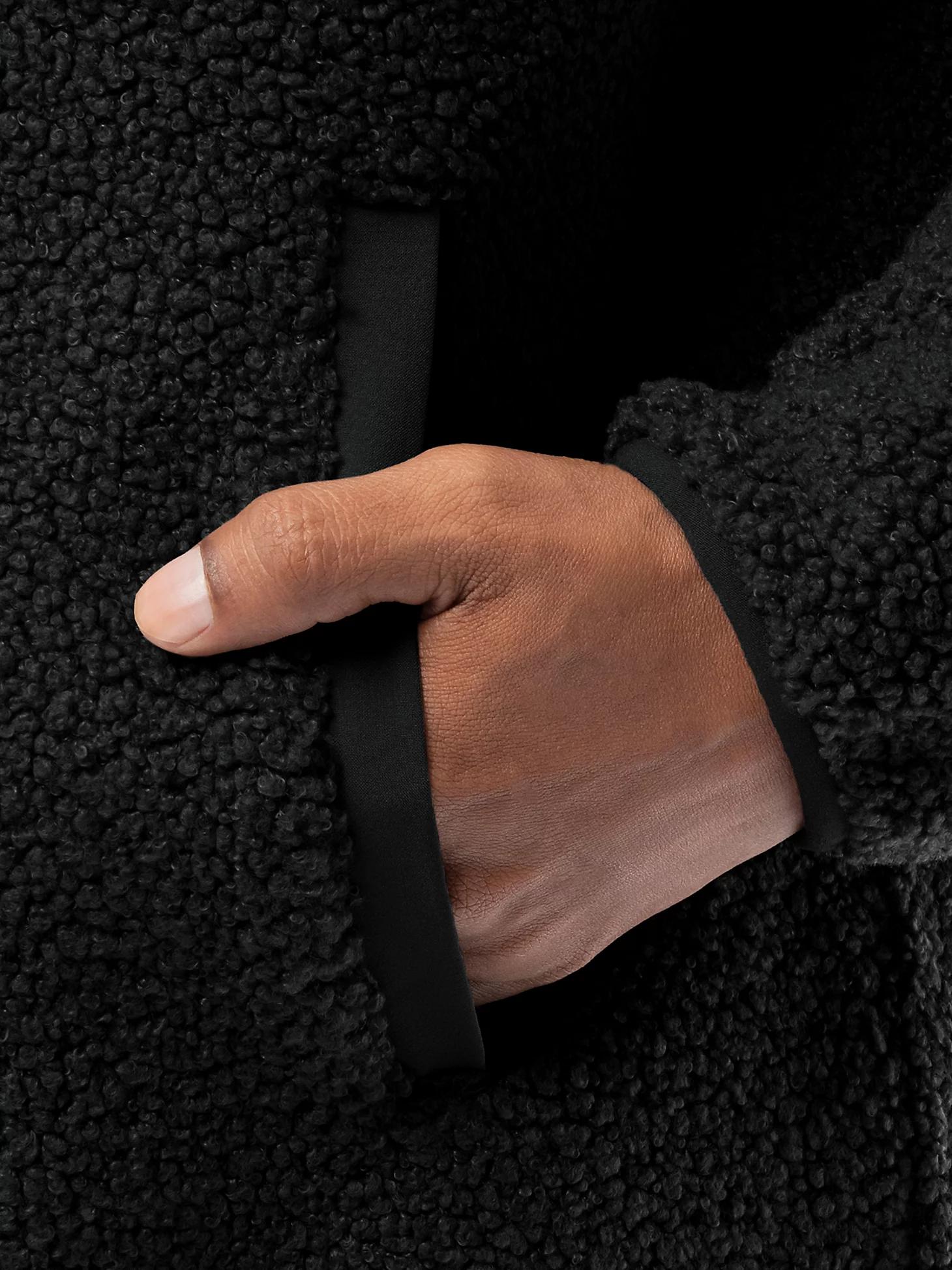 Men's Wrangler ATG™ Sherpa Zip Front Jacket in Bone Product Image