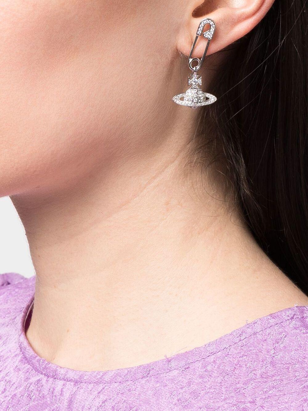 safety pin detail earrings Product Image