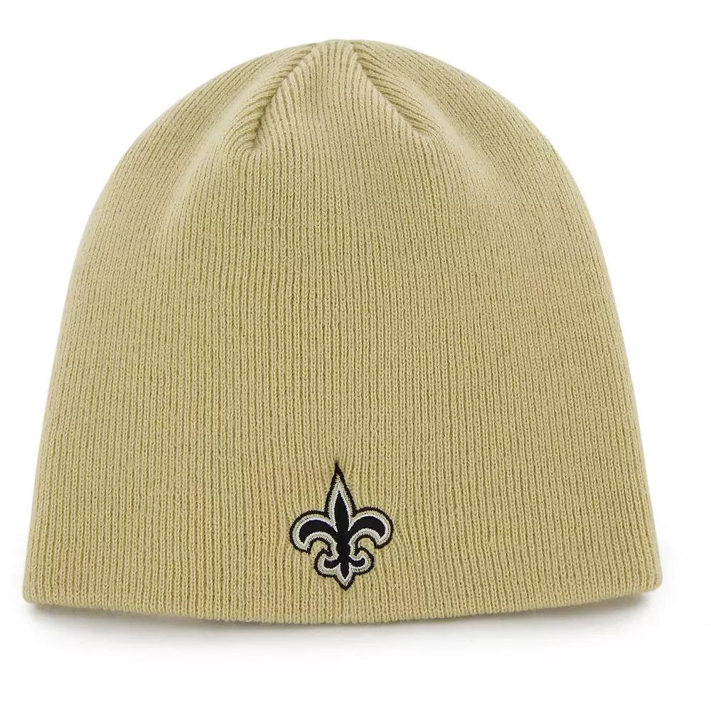Men's '47 Gold New Orleans Saints Secondary Logo Knit Beanie Product Image