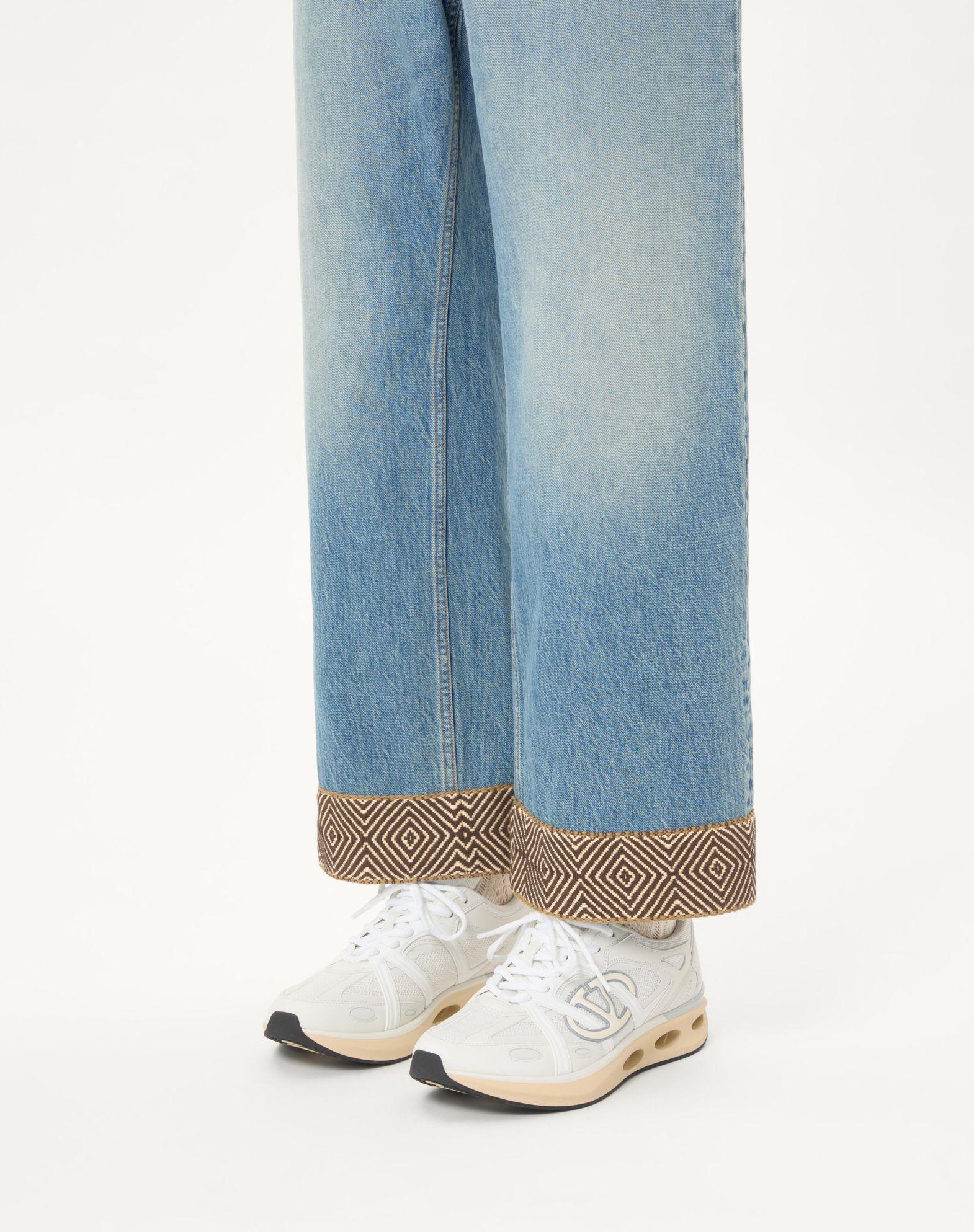 Vlogo Easyjog Low-Top Sneaker In Calfskin And Fabric Product Image