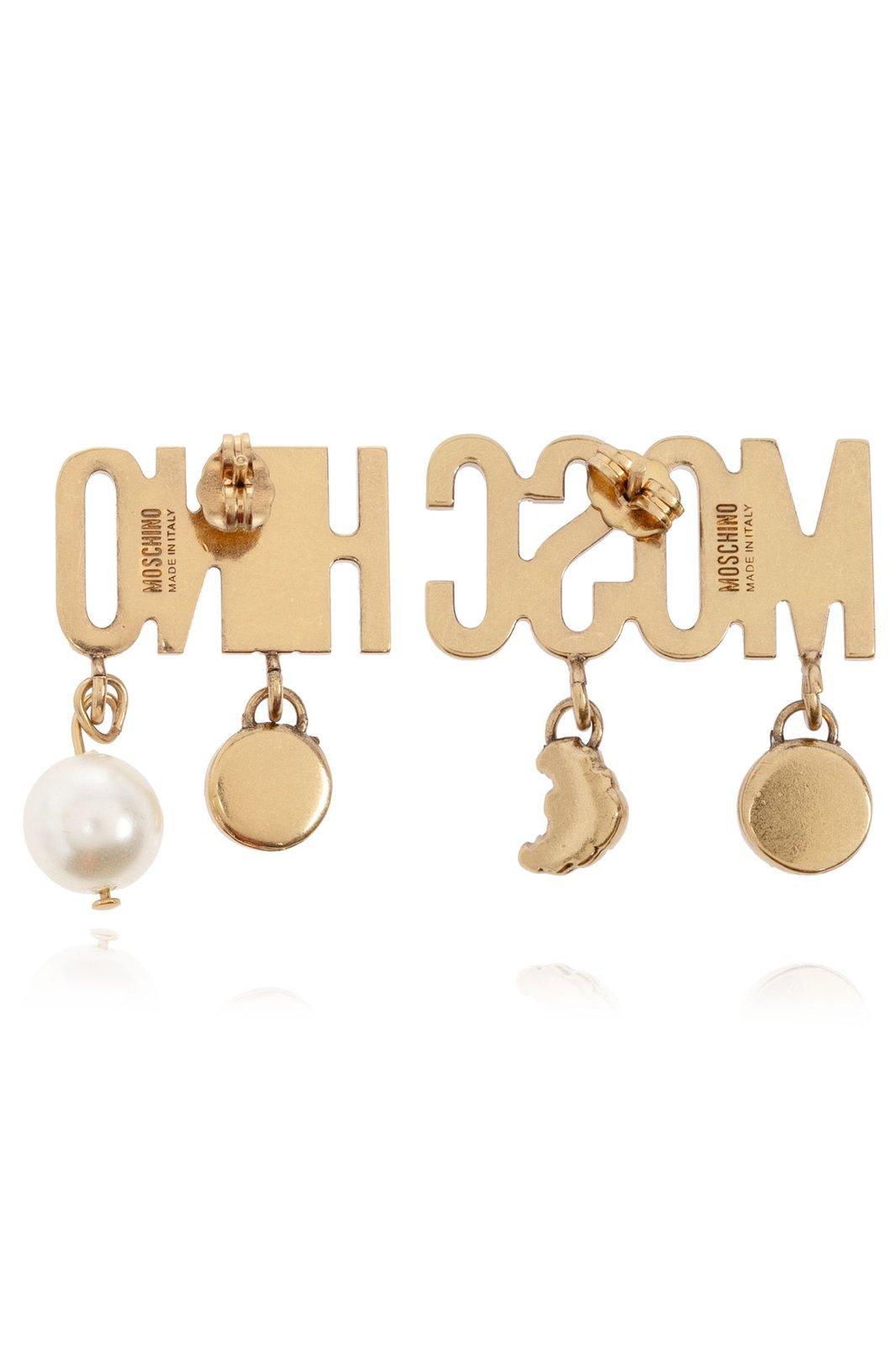 logo-lettering earrings Product Image