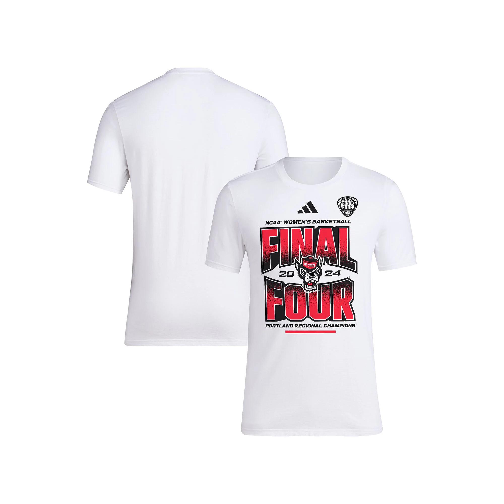 Unisex adidas  White NC State Wolfpack 2024 NCAA Women's Basketball Tournament March Madness Final Four Locker Room T-Shirt, Size: 2XL, Nst White Product Image