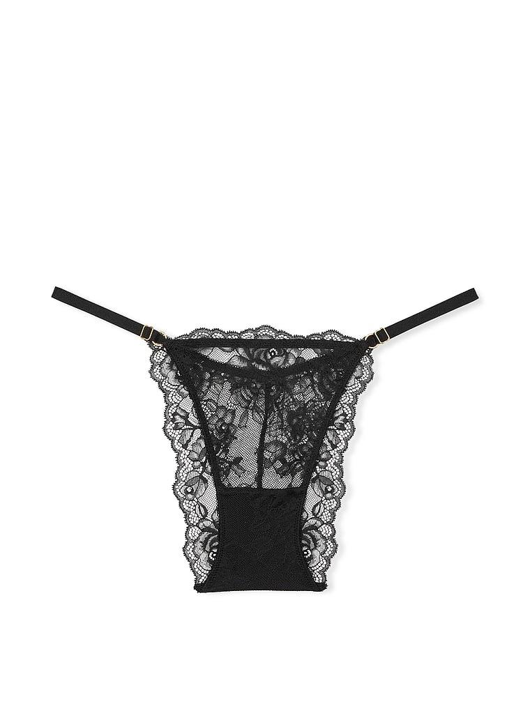 Rose Lace Adjustable Brazilian Panty Product Image