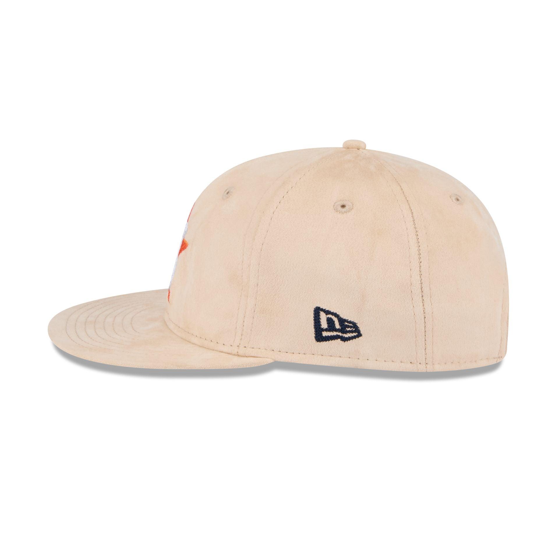Houston Astros Stone Suede Retro Crown 9FIFTY Snapback Hat Male Product Image