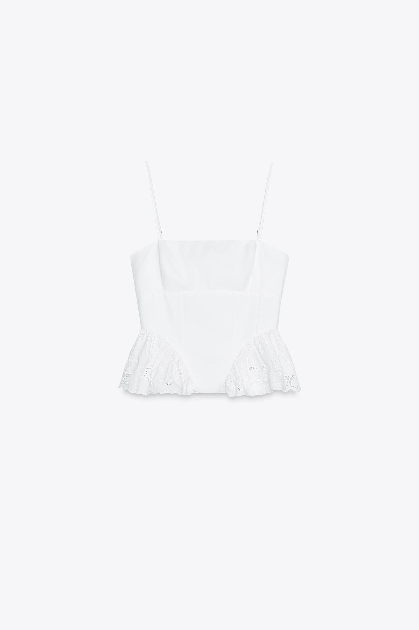 POPLIN CORSET TOP Product Image