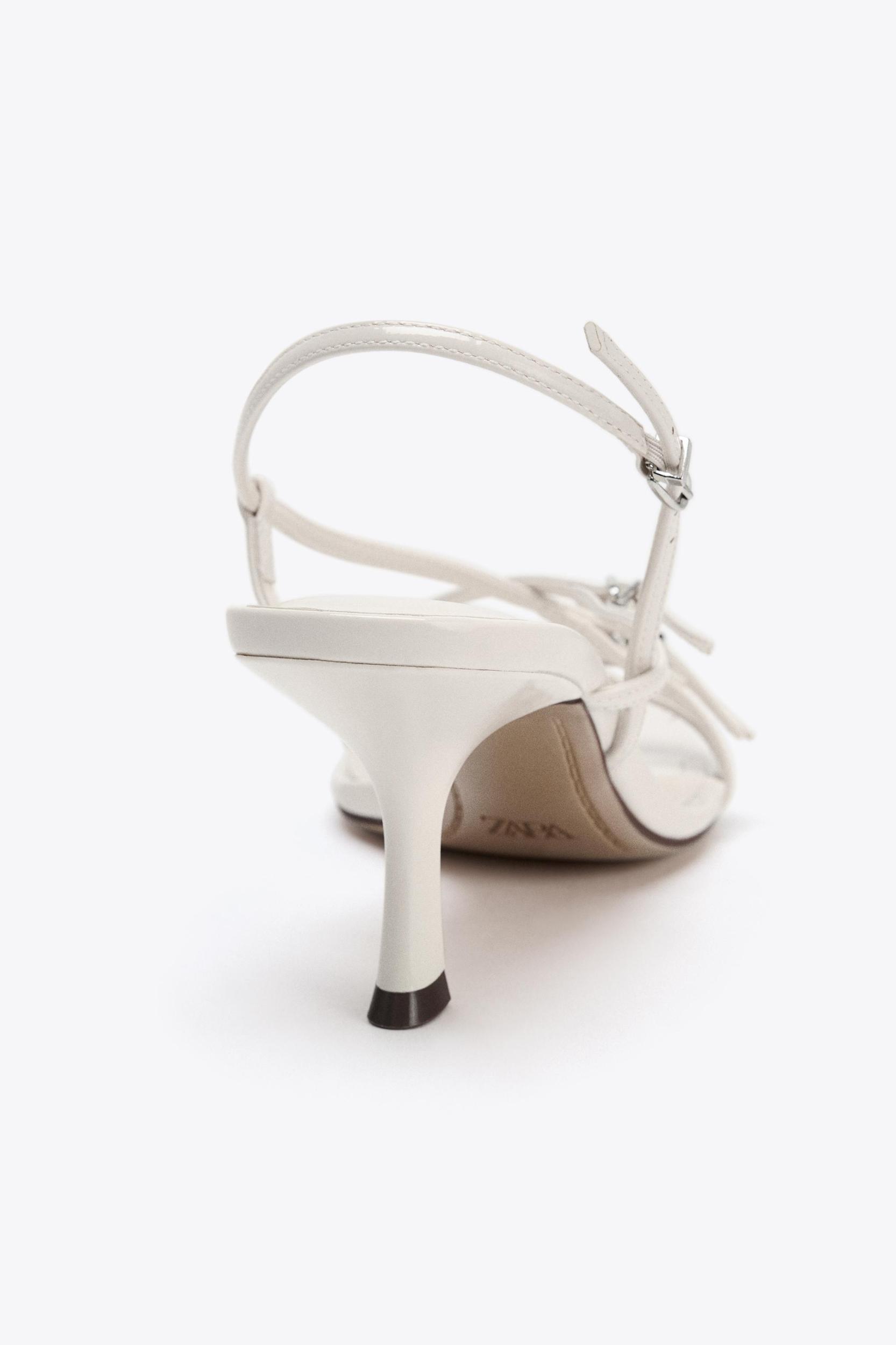 BUCKLED HEELED SANDALS Product Image