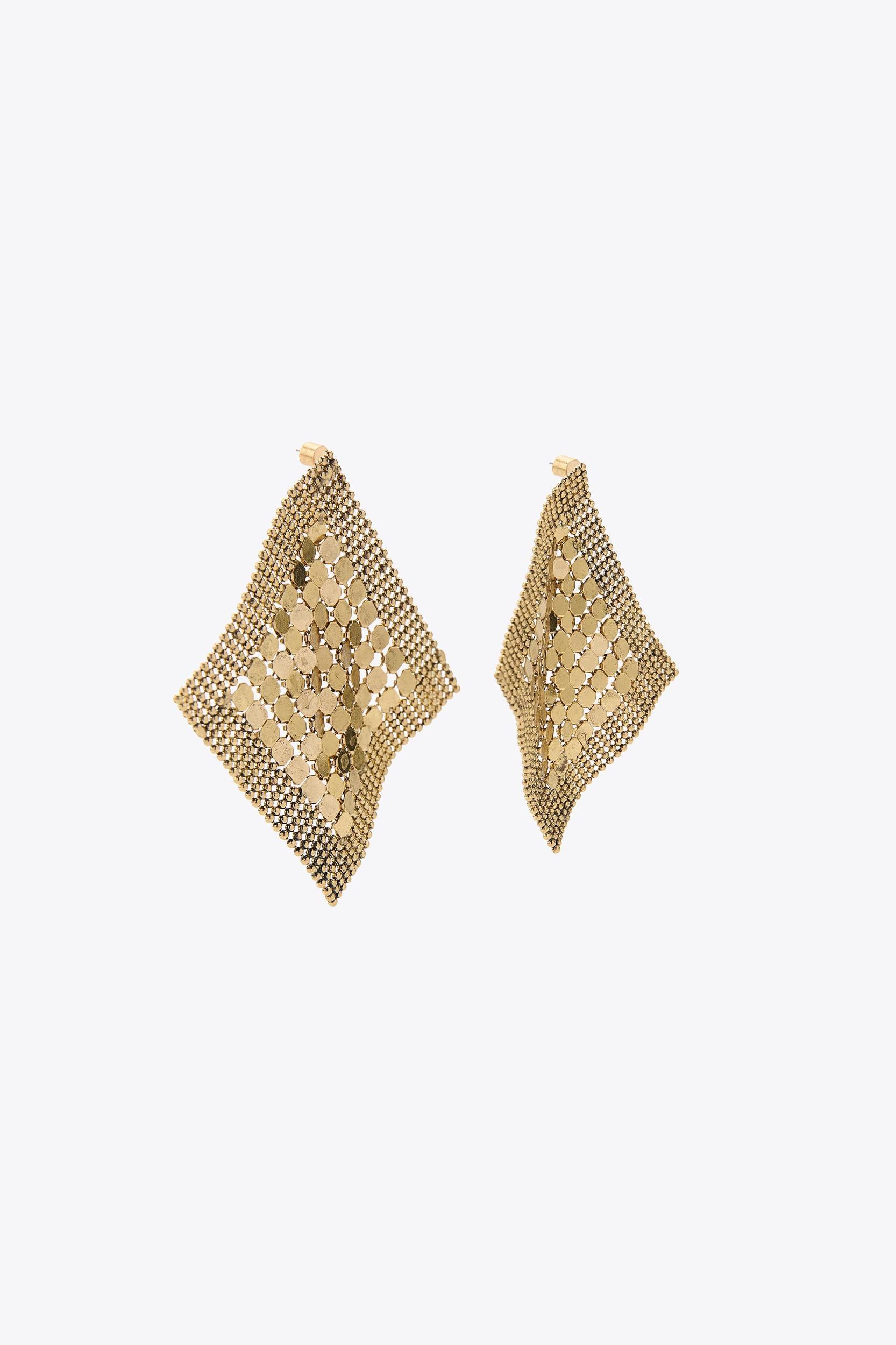 METAL MESH EARRINGS Product Image