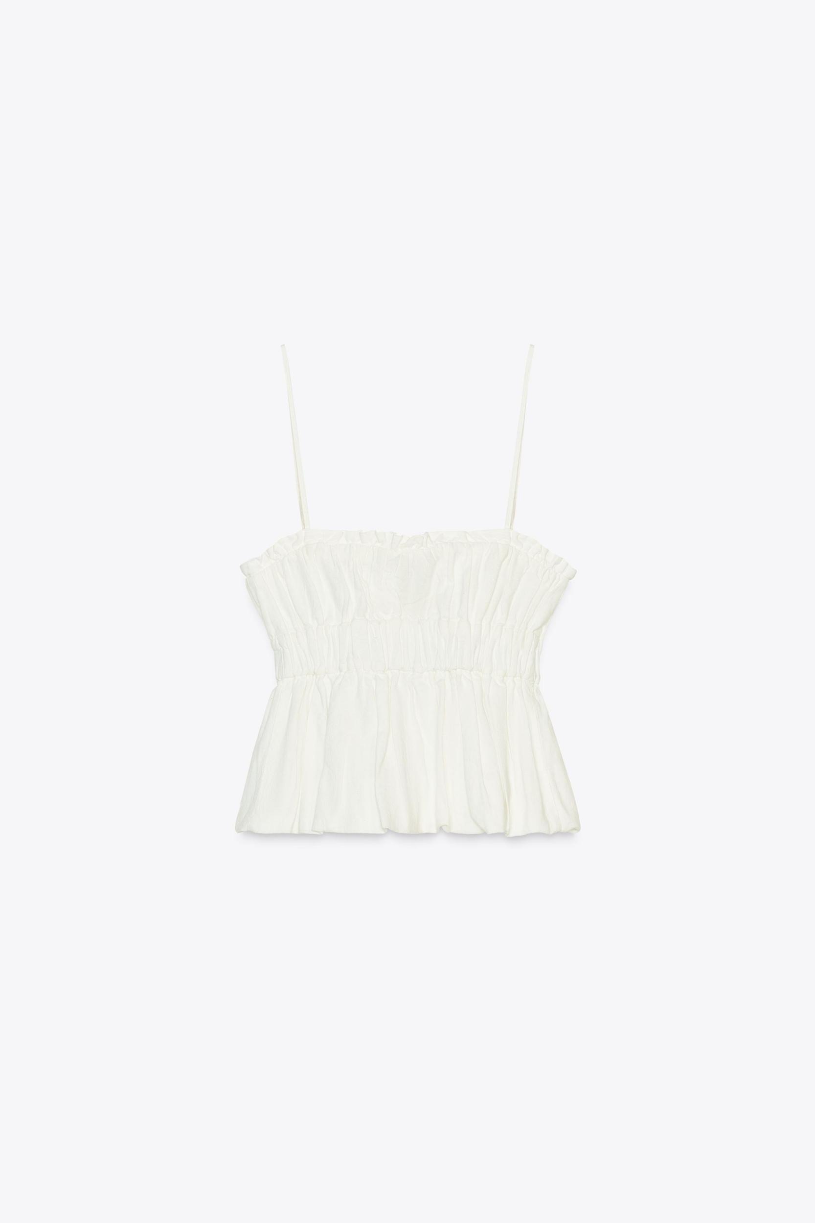 LINEN ELASTIC TOP Product Image