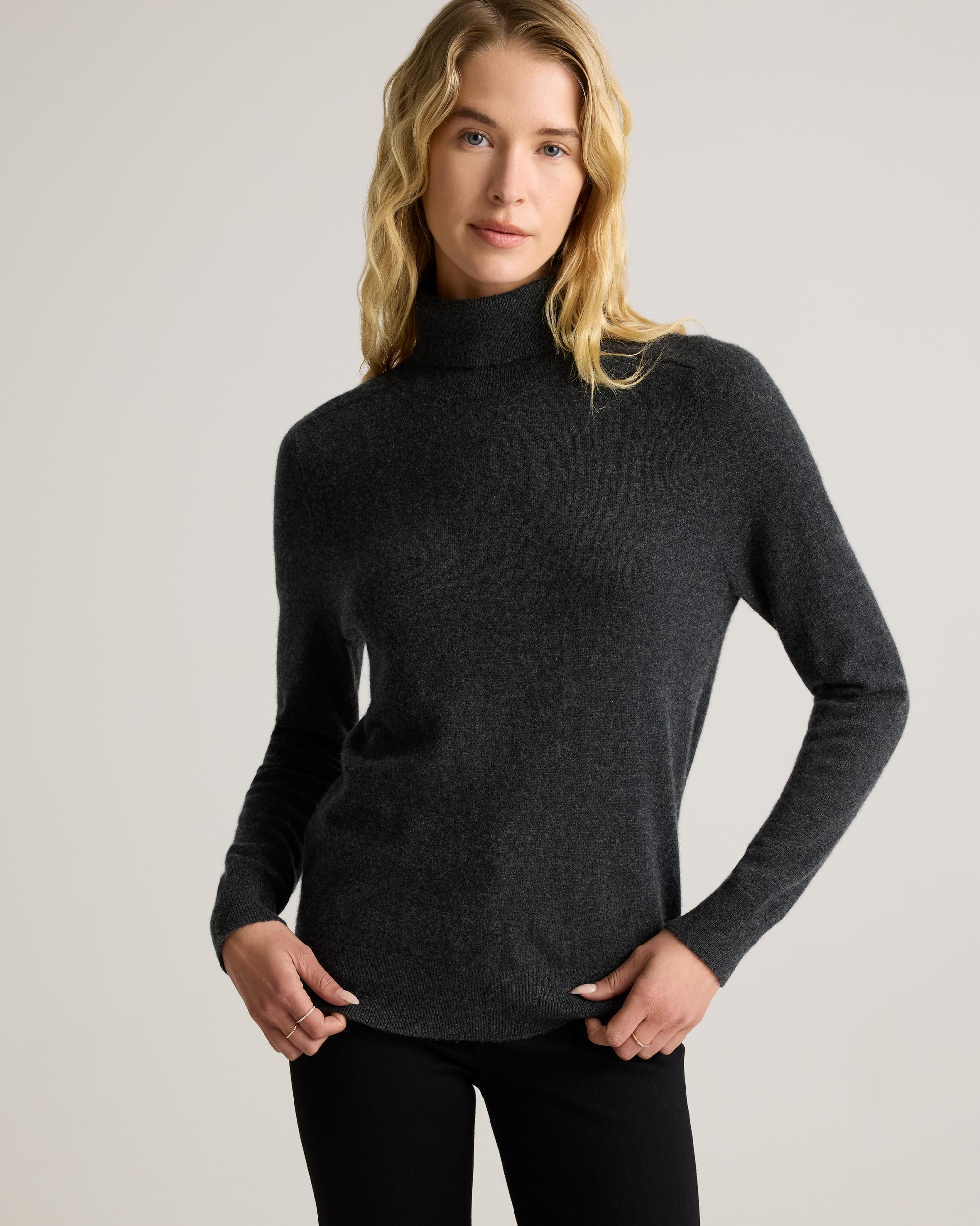 Quince | Women's Mongolian Cashmere Turtleneck Sweater Product Image
