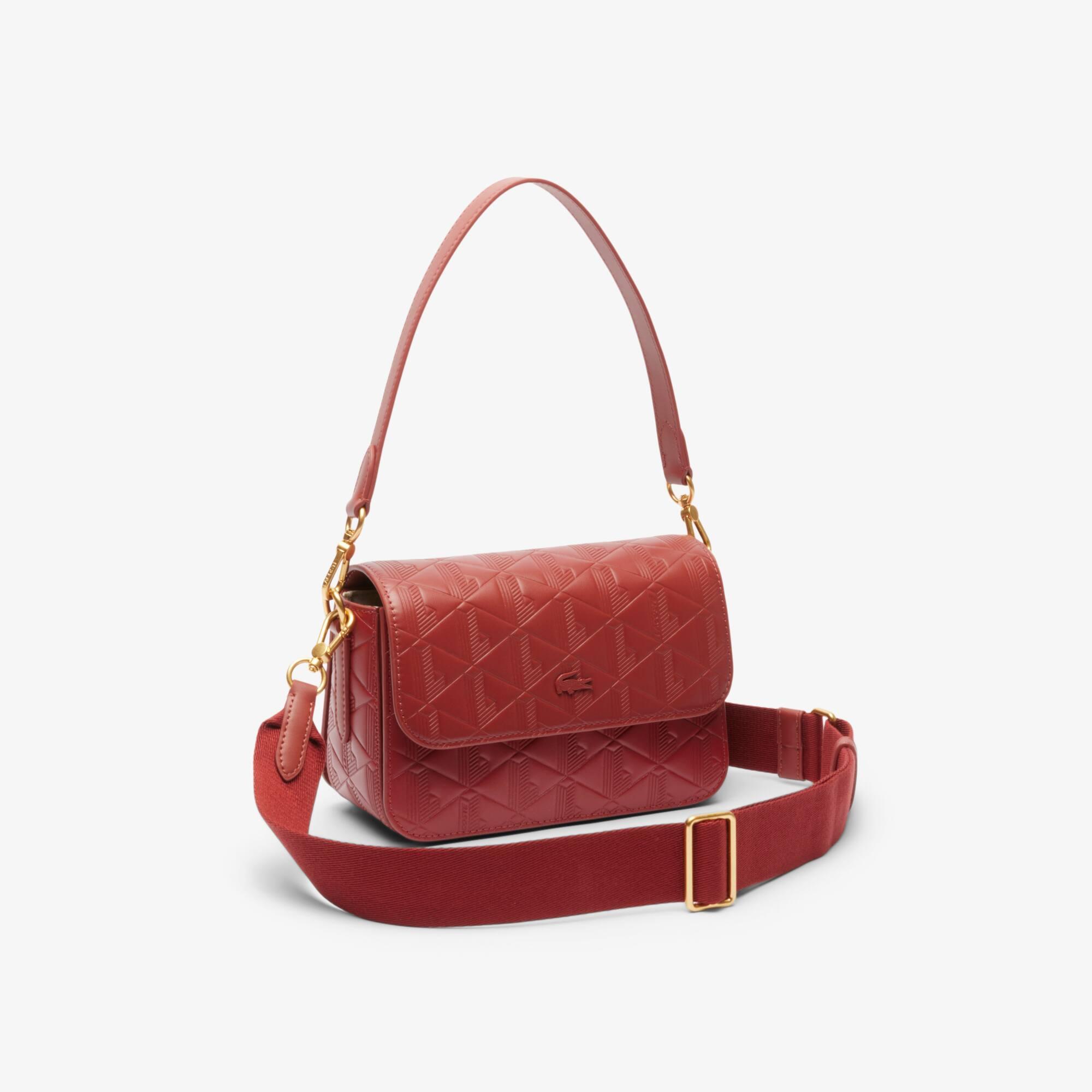 Maheki Embossed Leather Shoulder Bag Product Image