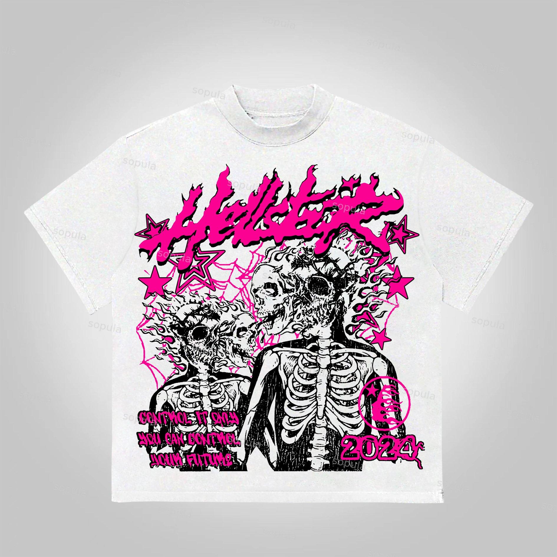 Sopula Studio Retro Skull In Soul Print Graphic Cotton T-Shirt Product Image