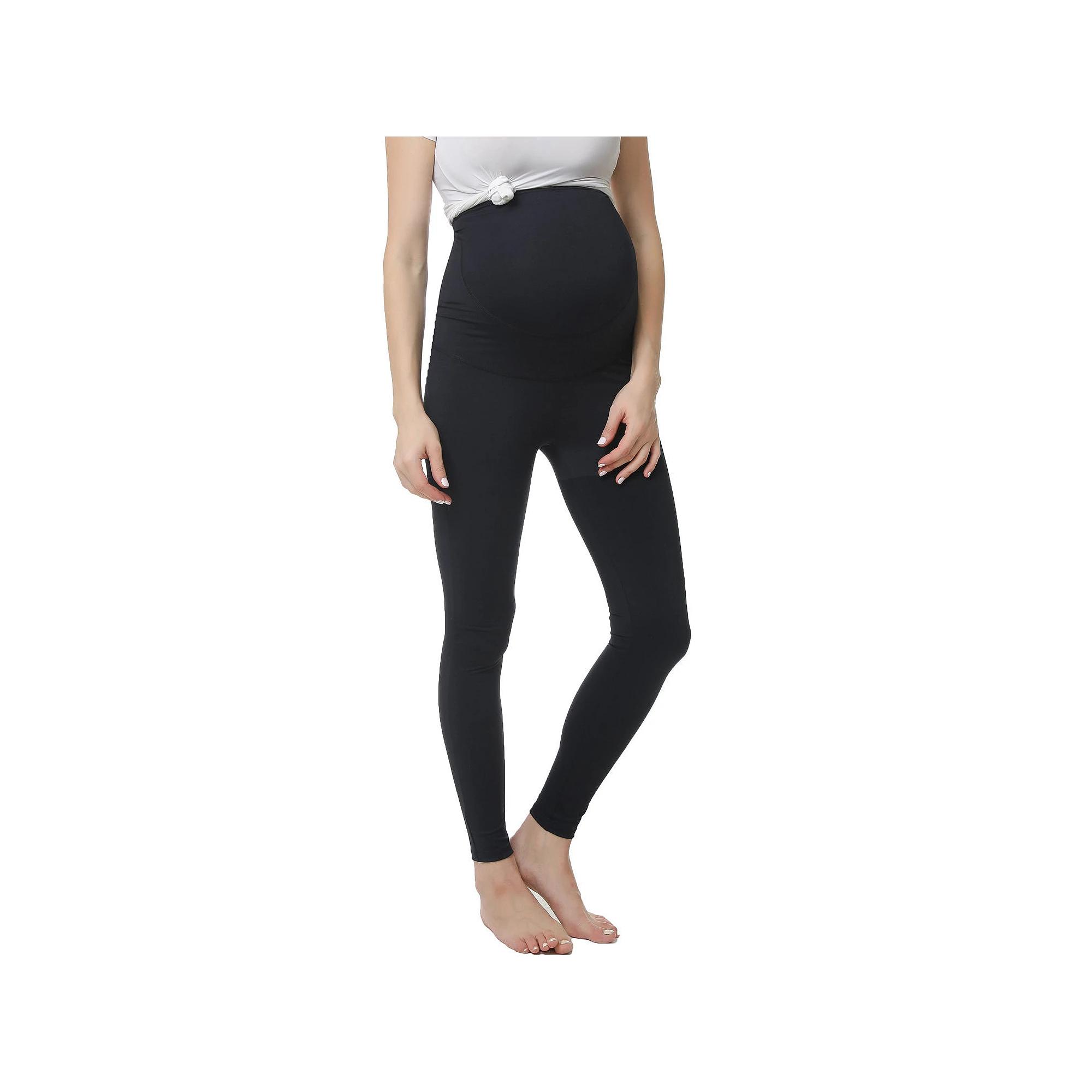 Maternity Pokkori 28" Performance Leggings, Women's, Size: Medium-Mat, Black Product Image