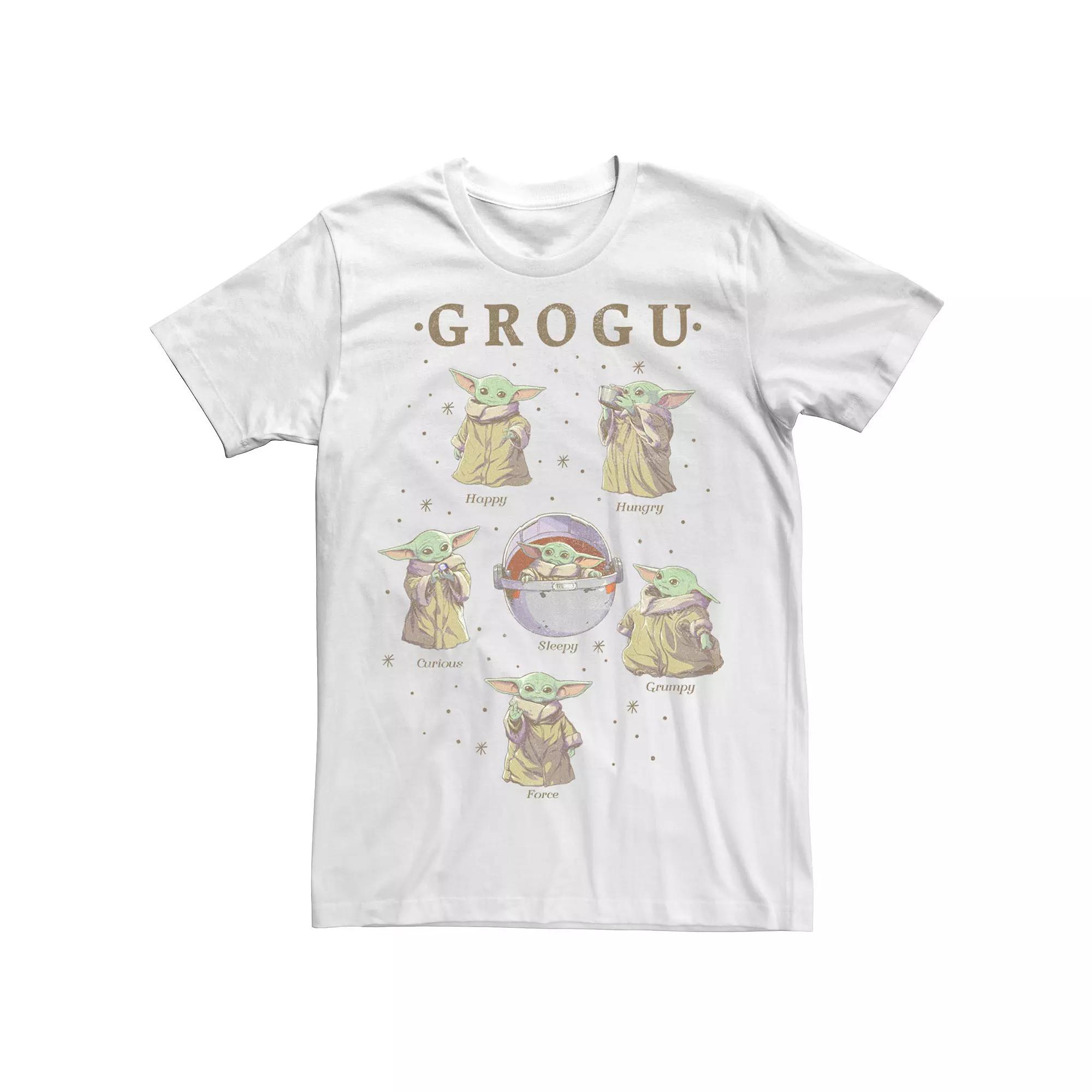 Men's Star Wars: The Mandalorian Grogu Moods R16 Tee,  Product Image