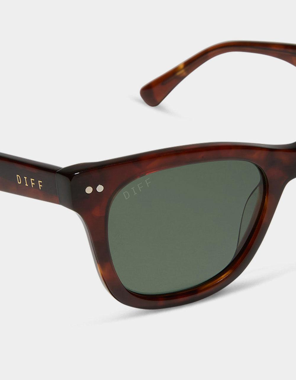 DIFF EYEWEAR Beverlin Polarized Sunglasses - TORTOISE Product Image