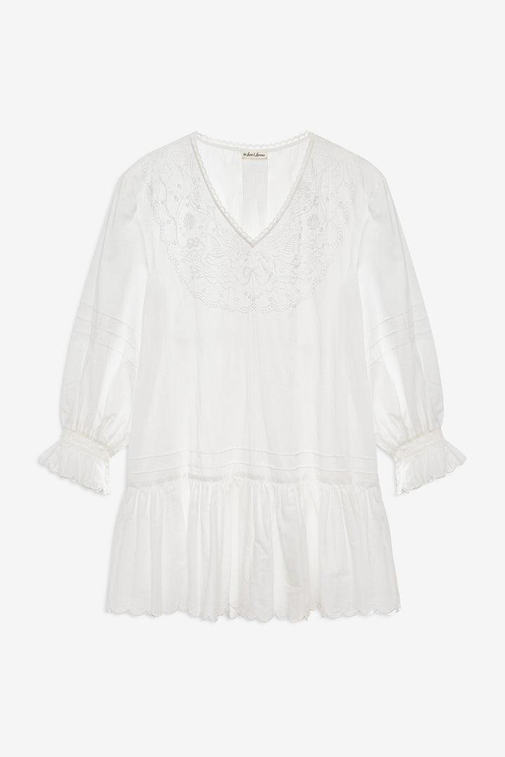 Agnes Mini Dress — White Product Image