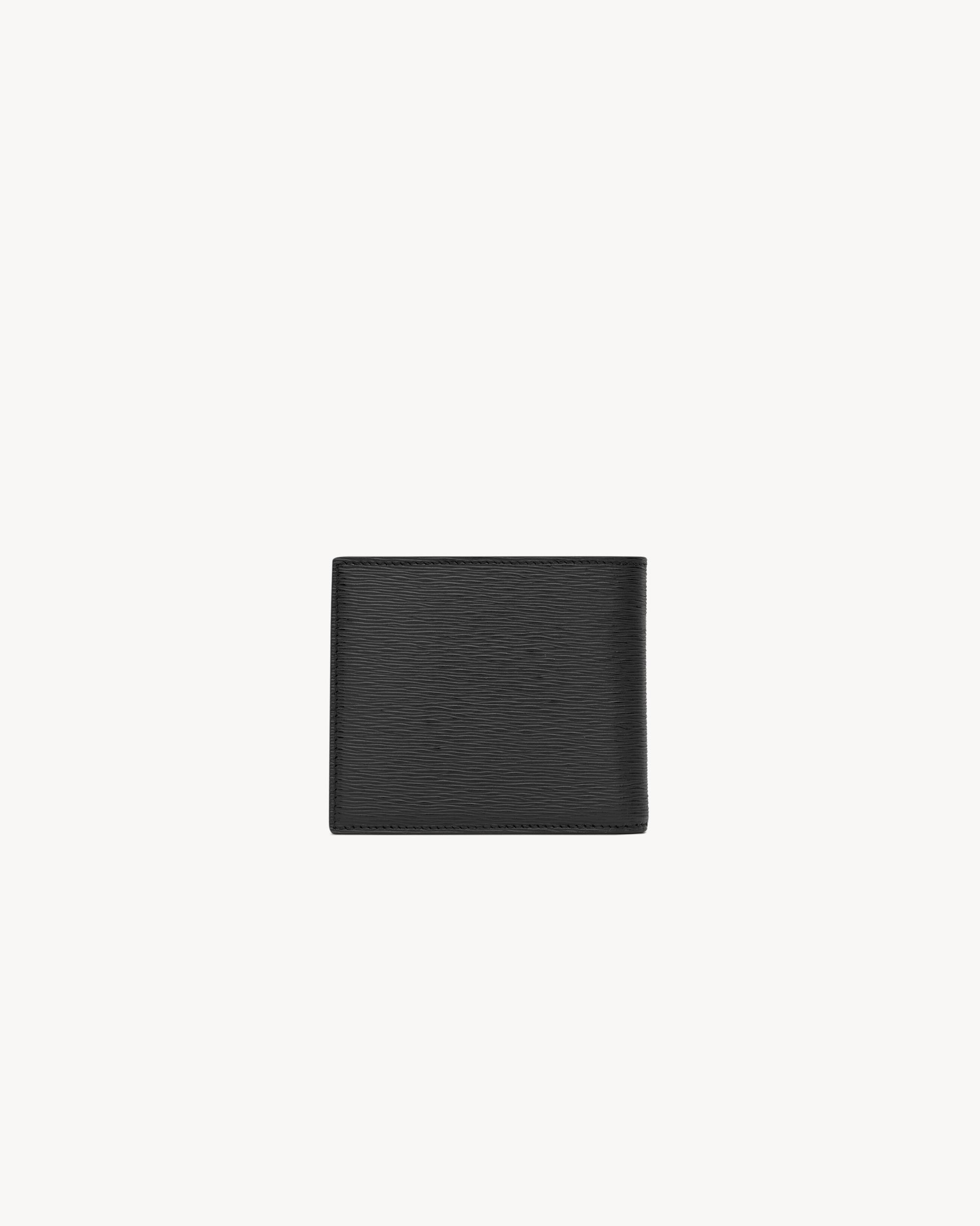 Saint Laurent Paris EAST/WEST wallet in ripple leather Product Image