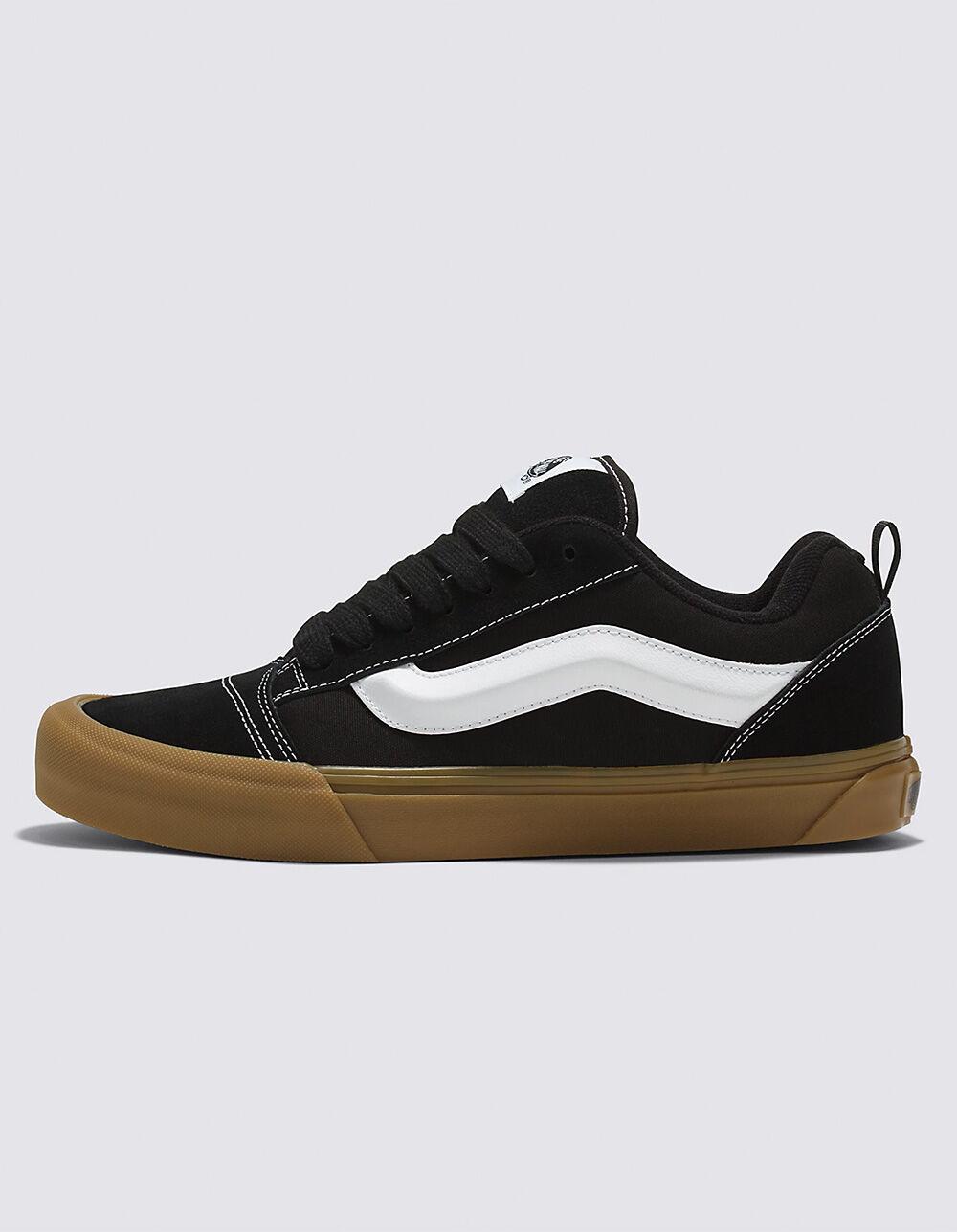 VANS Knu Skool Shoes - BLACK/BROWN Product Image