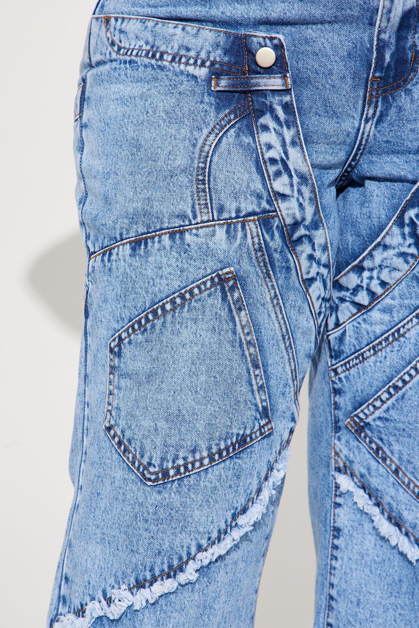 Taking A Chance Easy Waist Wide Leg Jeans - Light Wash Product Image