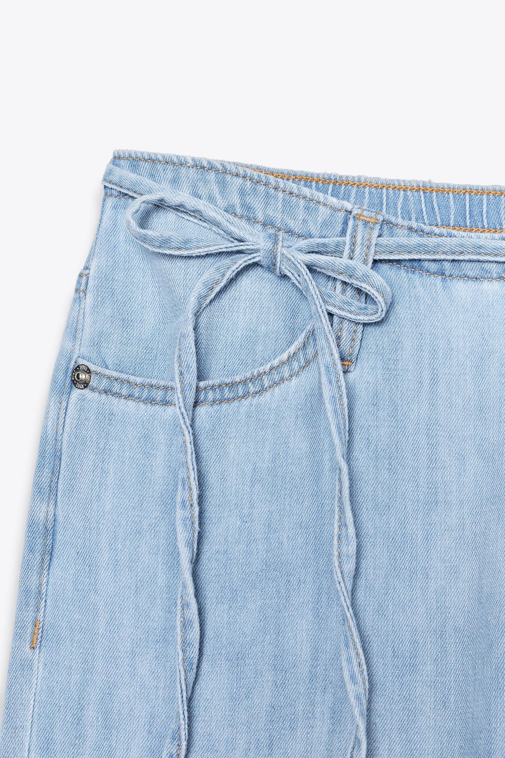 TRF DENIM PAJAMA PANTS Product Image