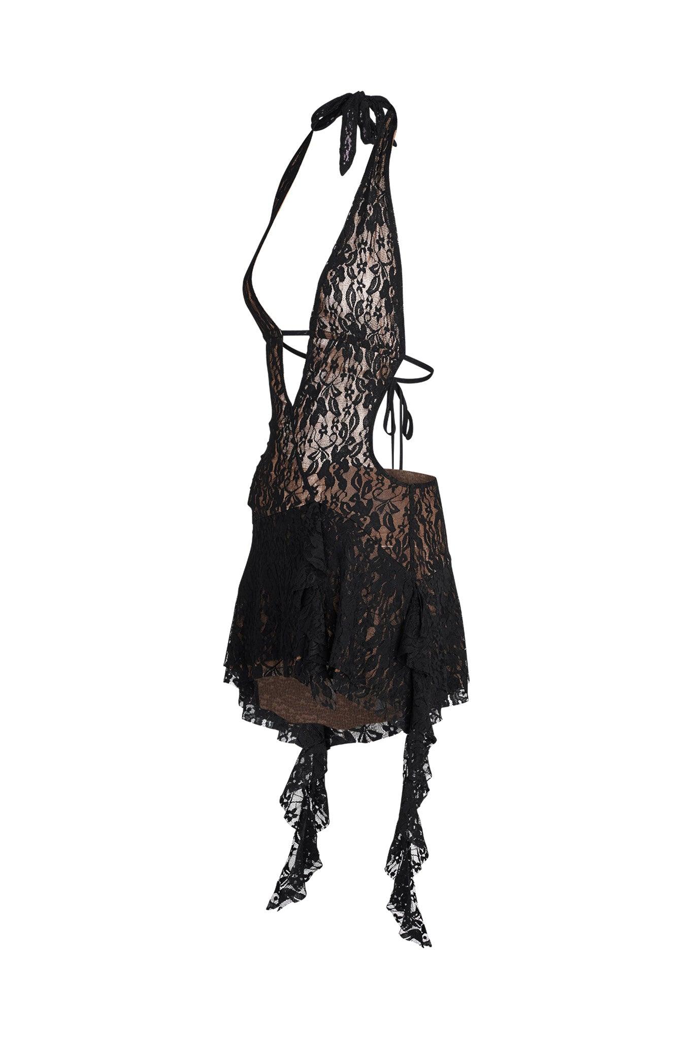 IRISIA LACE DRESS - BLACK Product Image