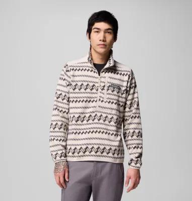 Columbia Mens Sweater Weather II Printed Half Zip Pullover- Product Image