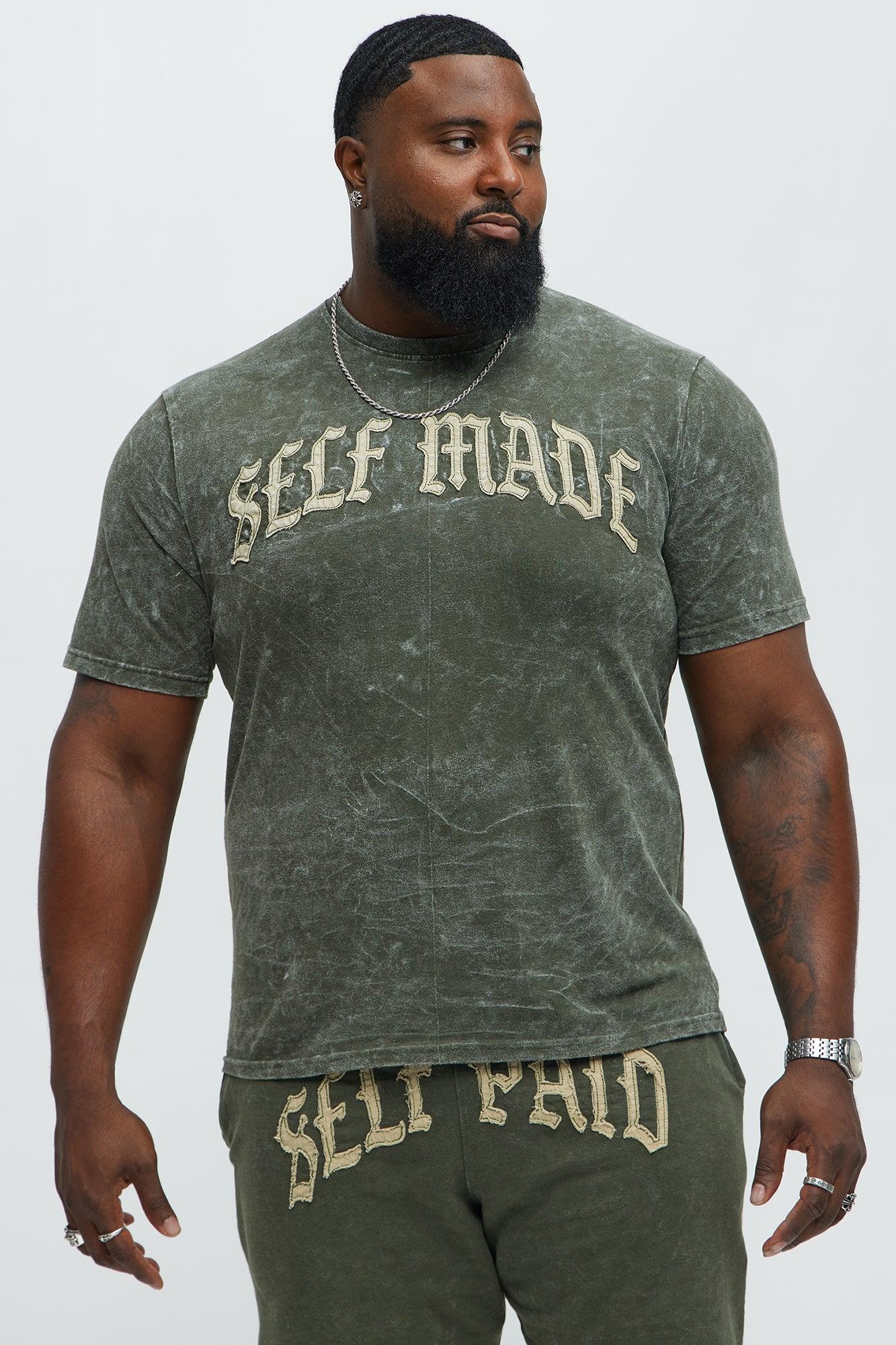 Self Made Short Sleeve Tee - Olive Male Product Image