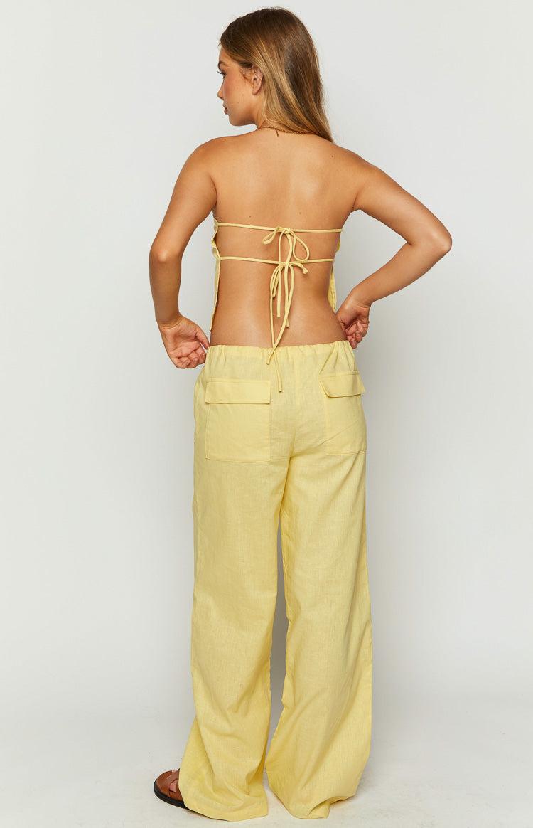 Vienna Yellow Pants Product Image