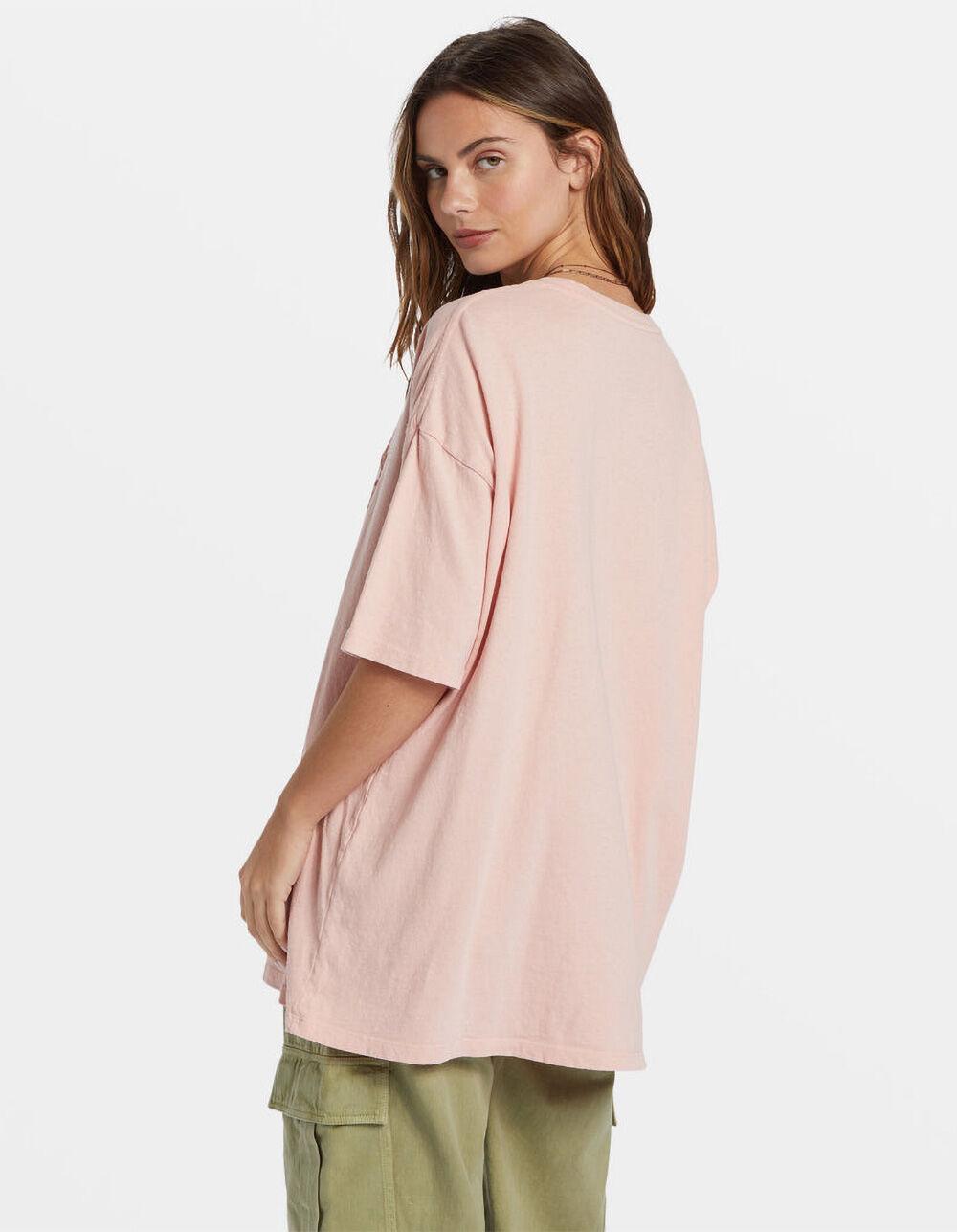 BILLABONG Moon Kiss Womens Oversized Tee - DUSTY PINK Product Image