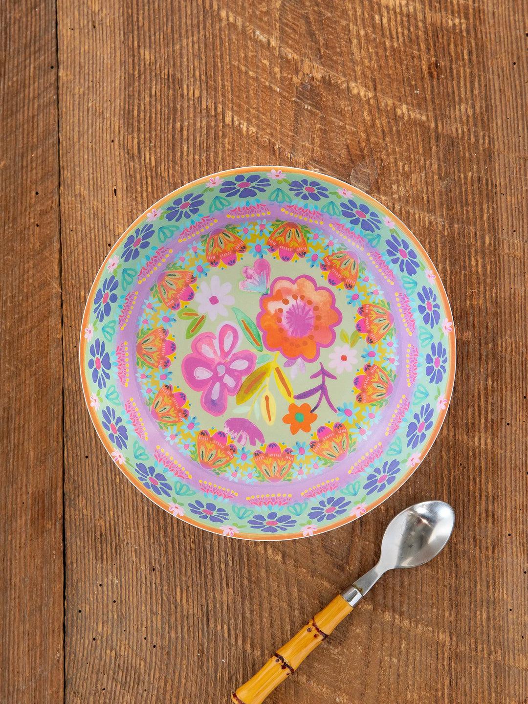 Mix & Match Melamine Dishes - Coral Dinner Plate Product Image
