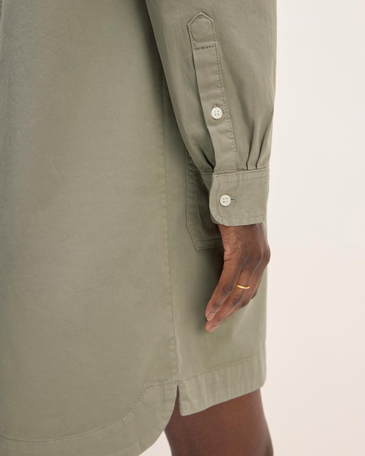 Womens Long-Sleeve Utility Mini Dress by Everlane Product Image