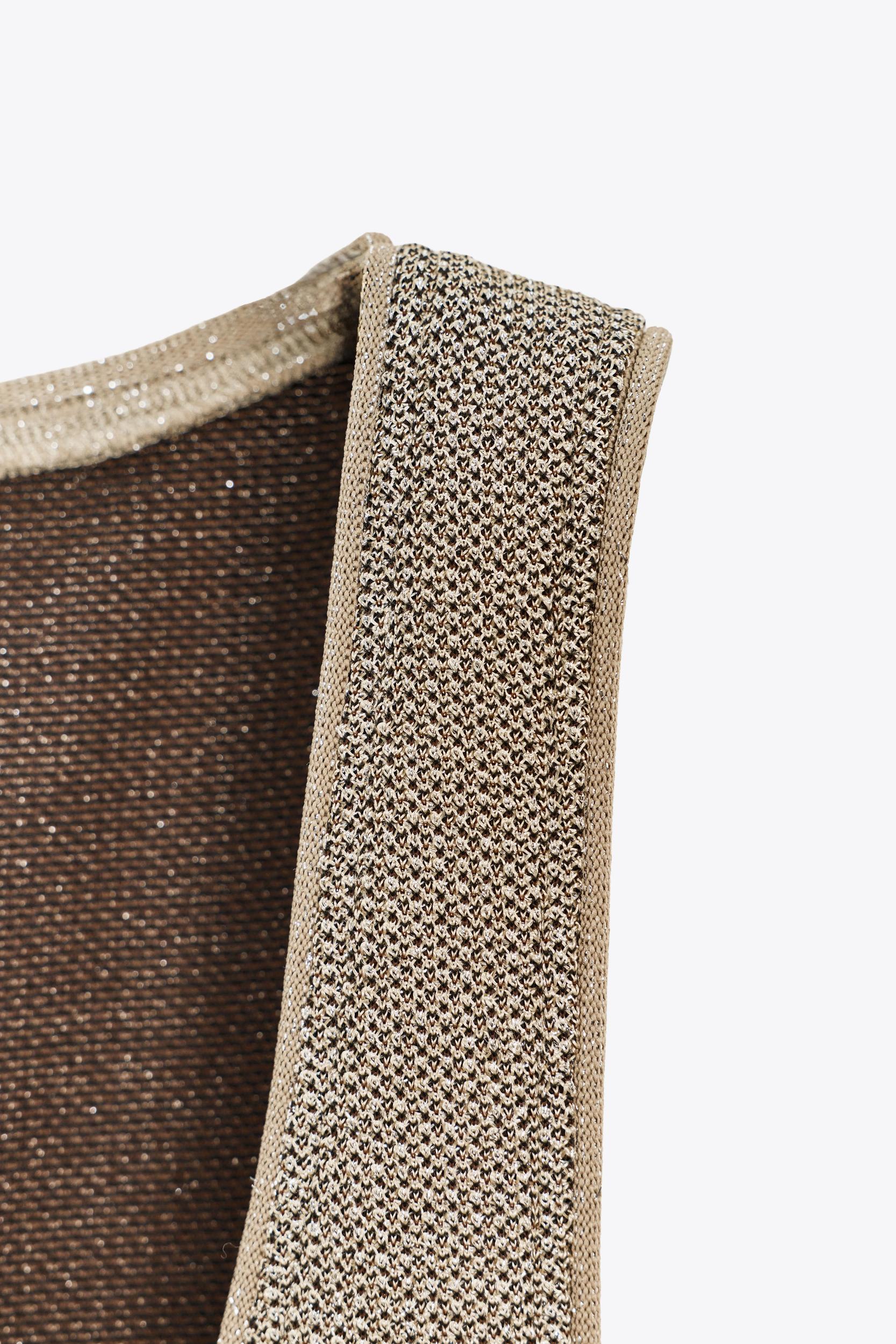 TEXTURED TOP WITH METALLIC THREAD Product Image