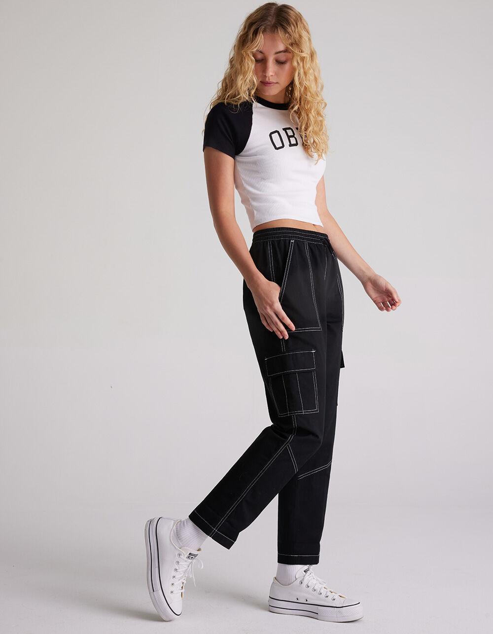 DICKIES Womens Cargo Pants - BLACK Product Image