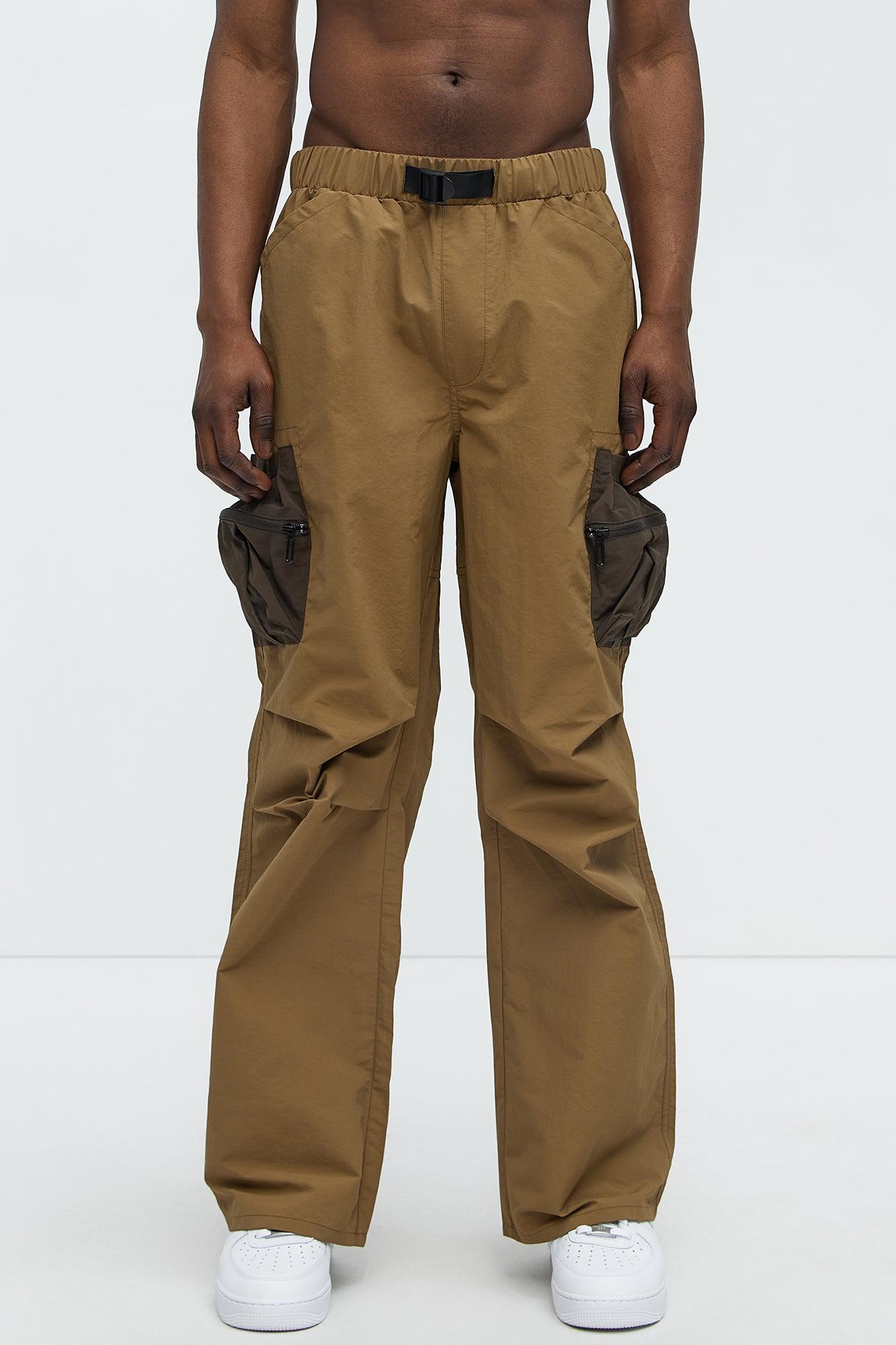 Last Night Baggy Cargo Pants - Olive Product Image